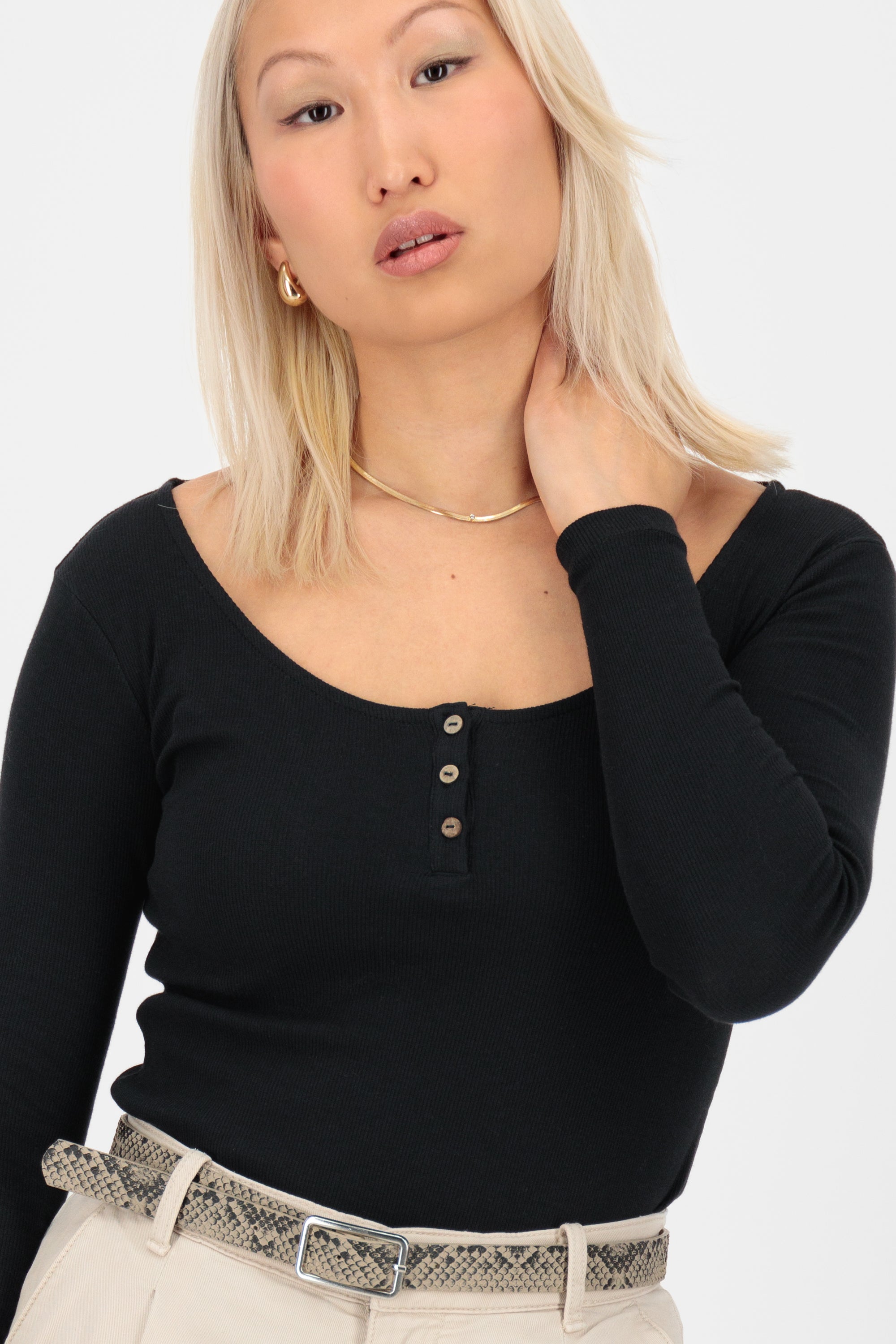 MaritAK A Longsleeve Schwarz