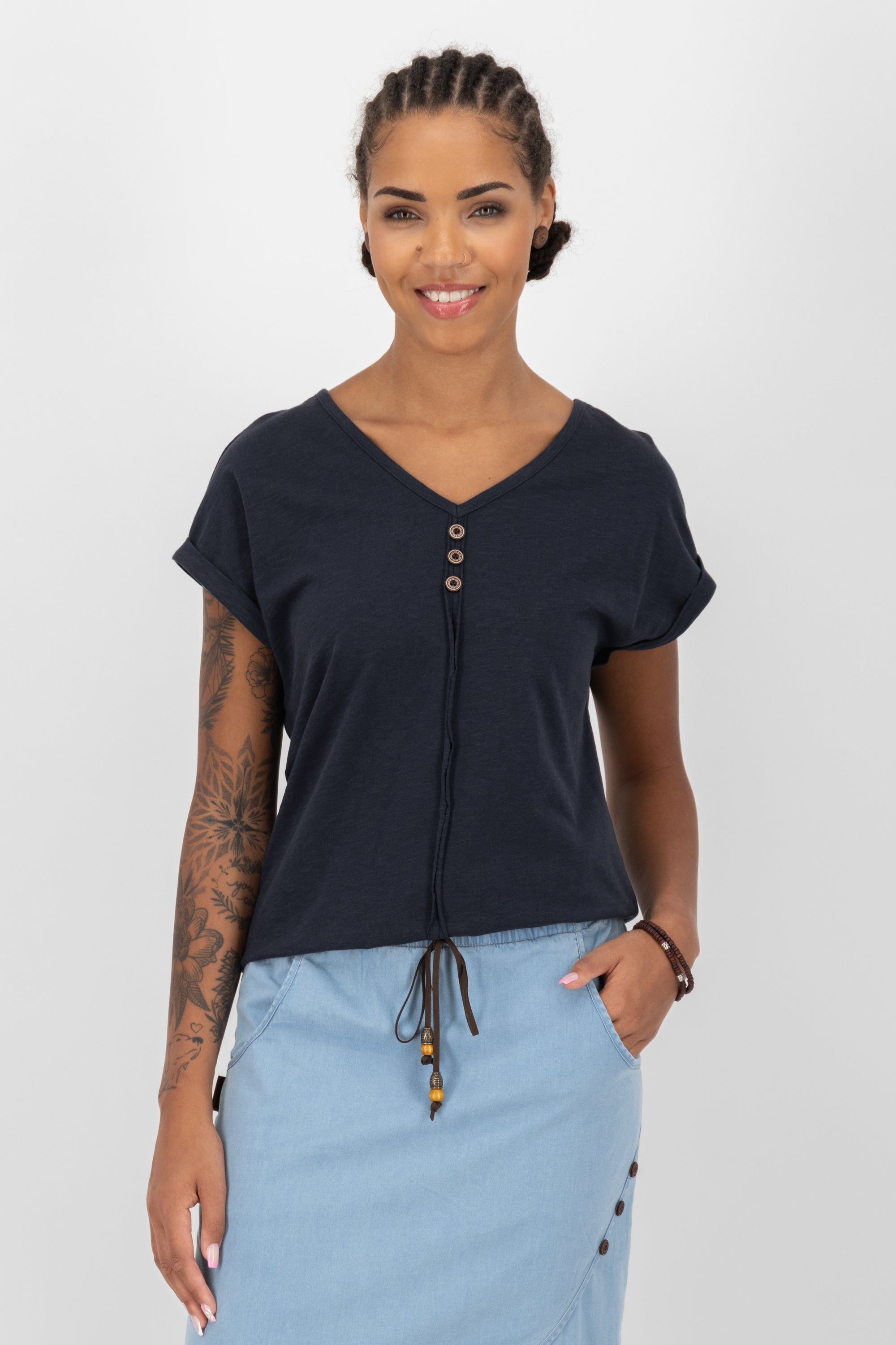 AnaisAK A Shirt Dunkelblau