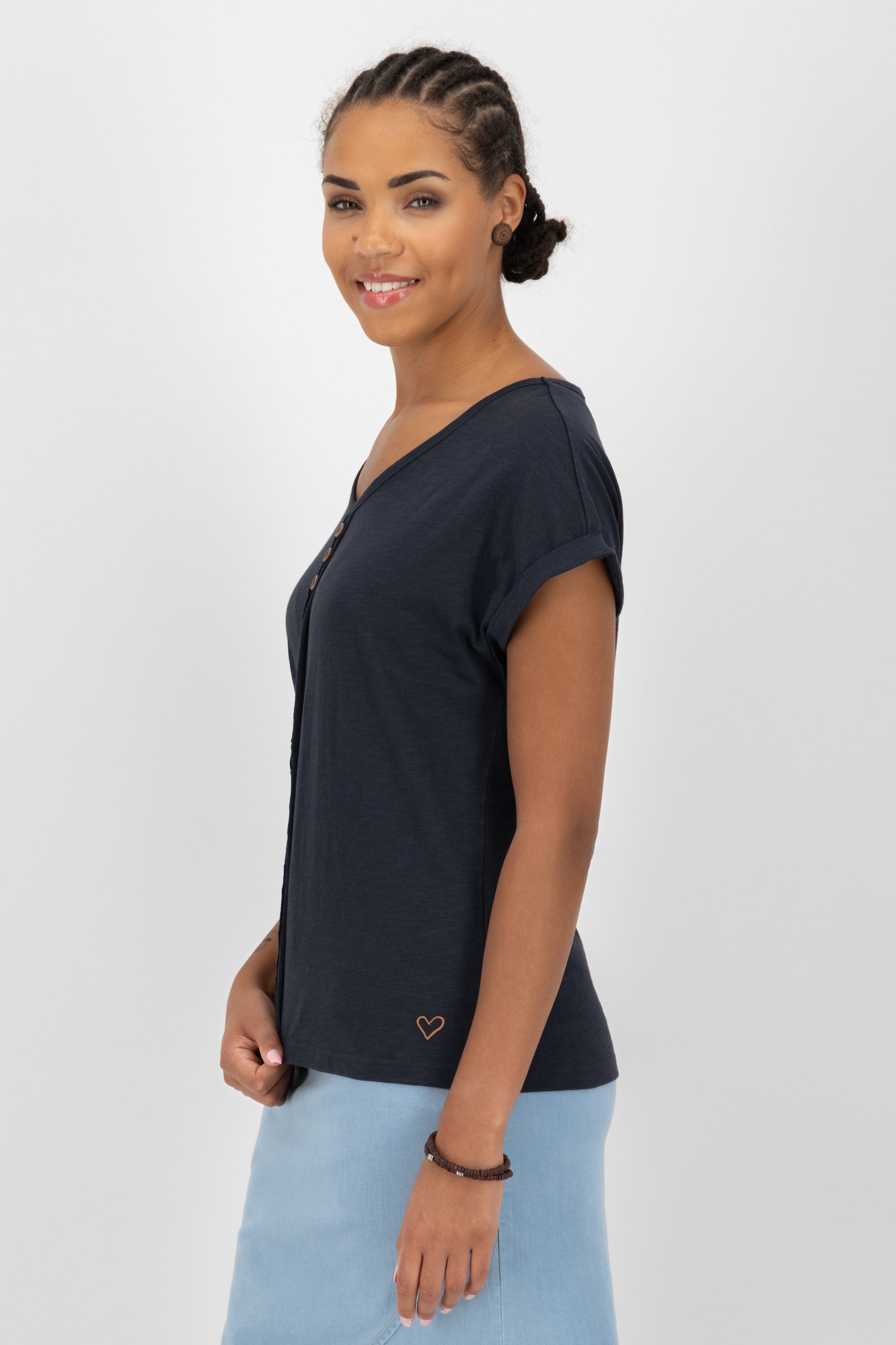 AnaisAK A Shirt Dunkelblau