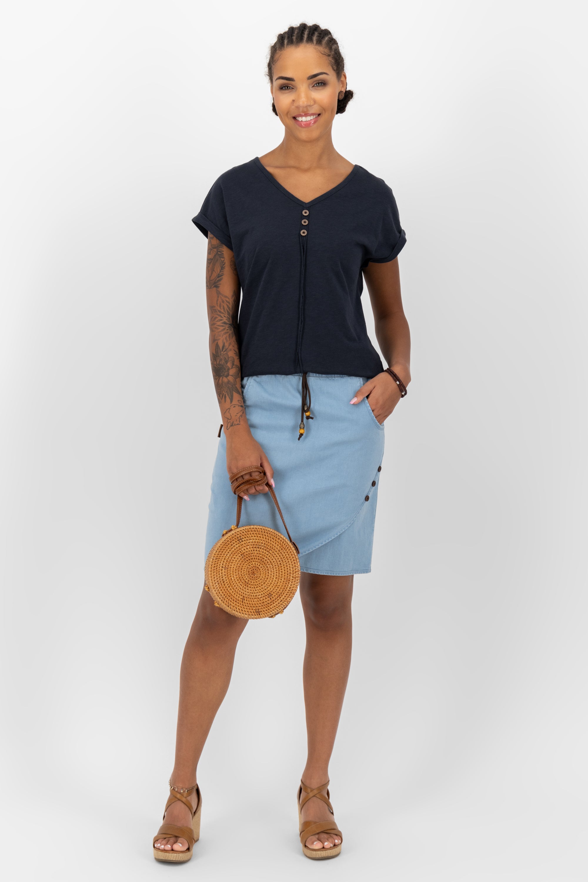 AnaisAK A Shirt Dunkelblau