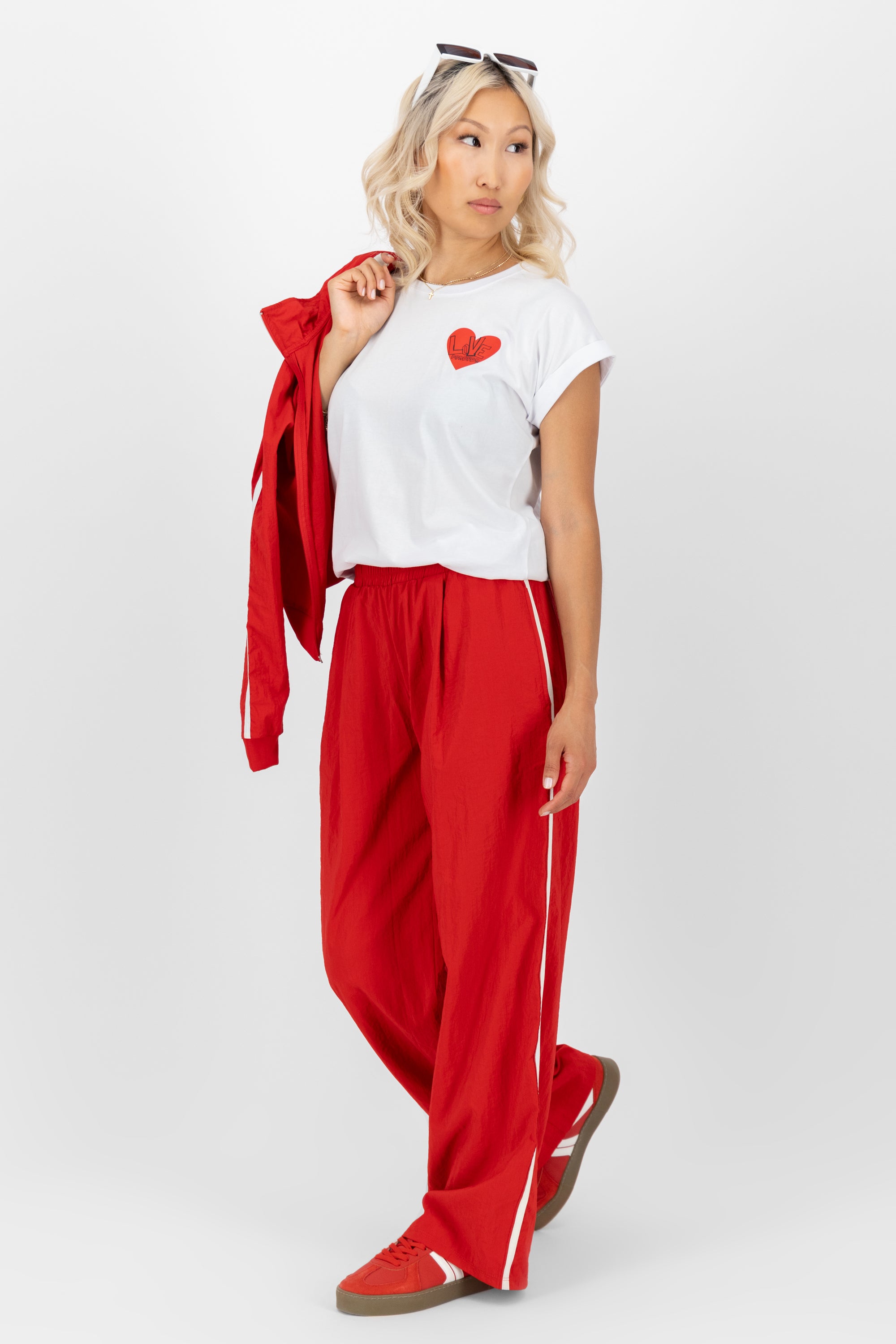 DineAK Shirt Love forever Weiß