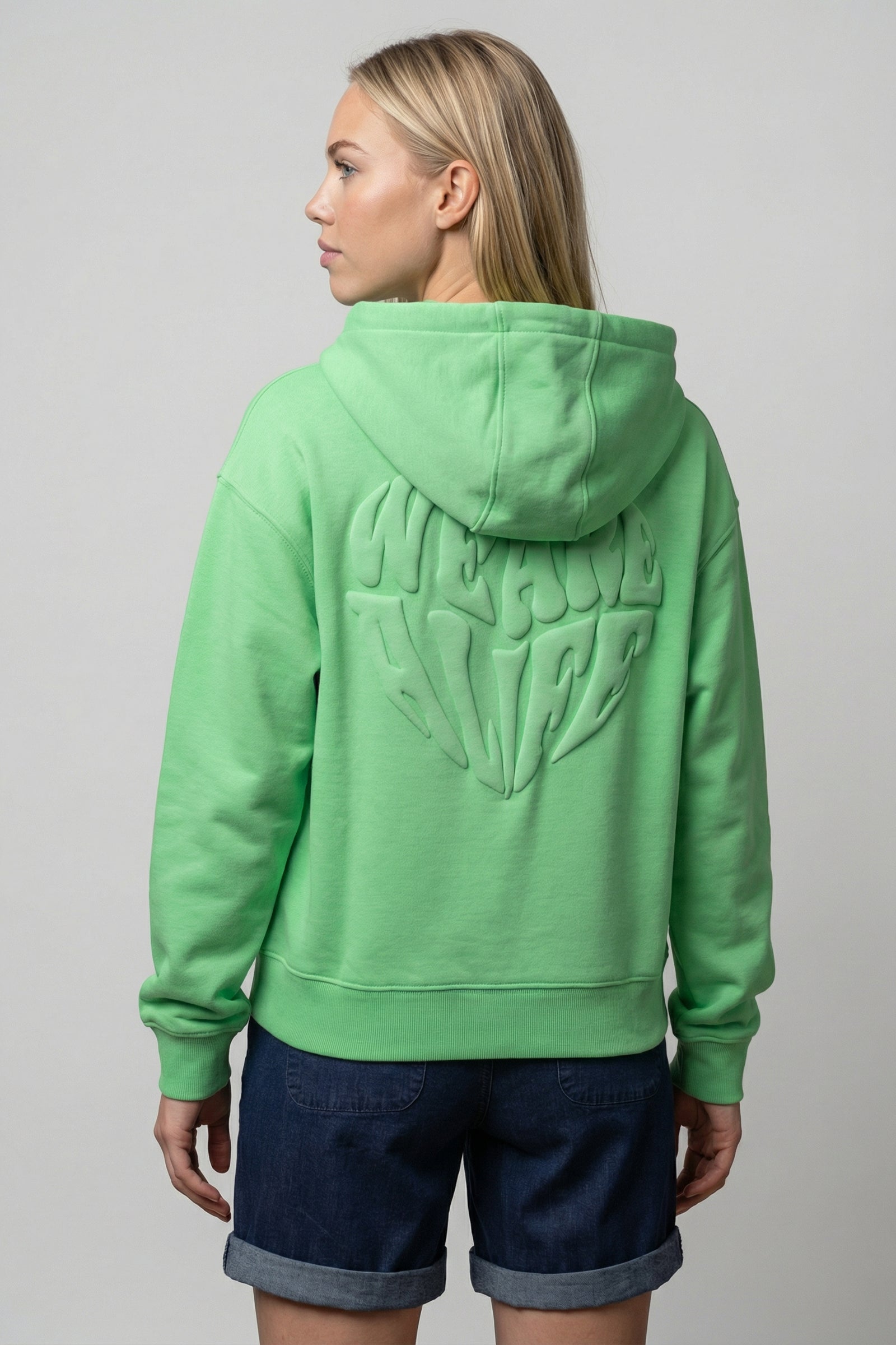 DanyaAK P Hoodie Heart Grün