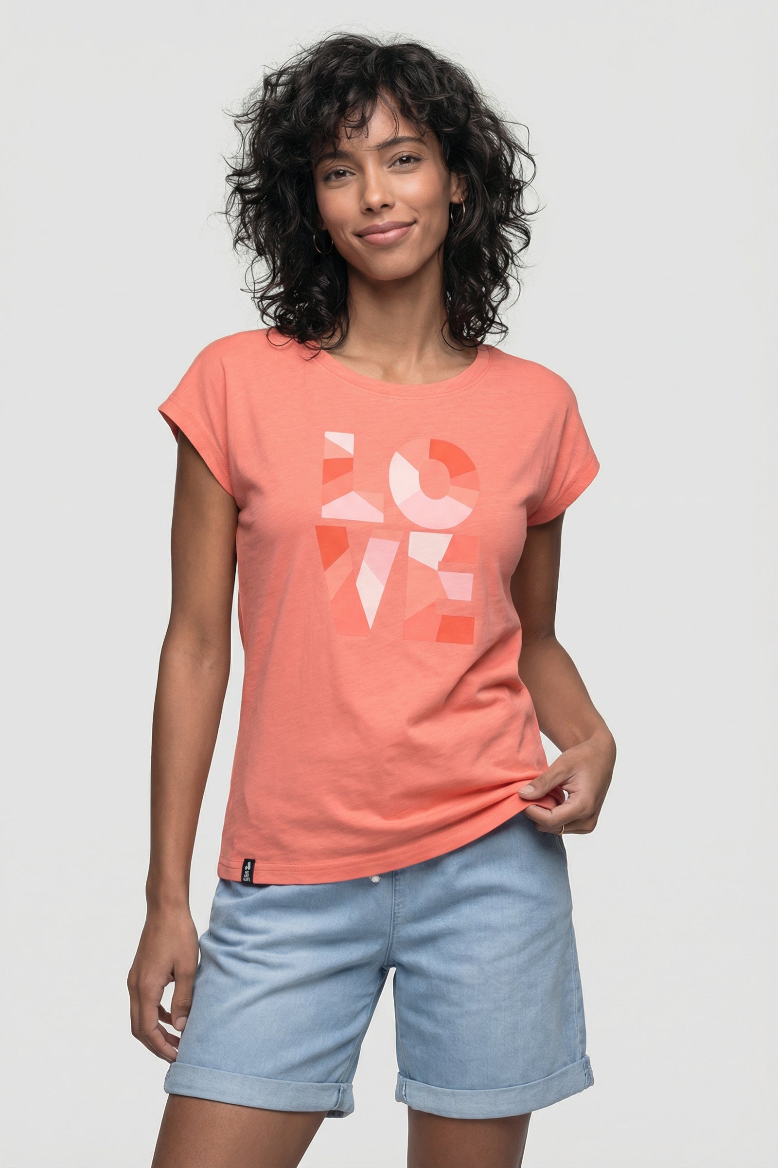 SigridAK P Shirt Love Mosaik Pink