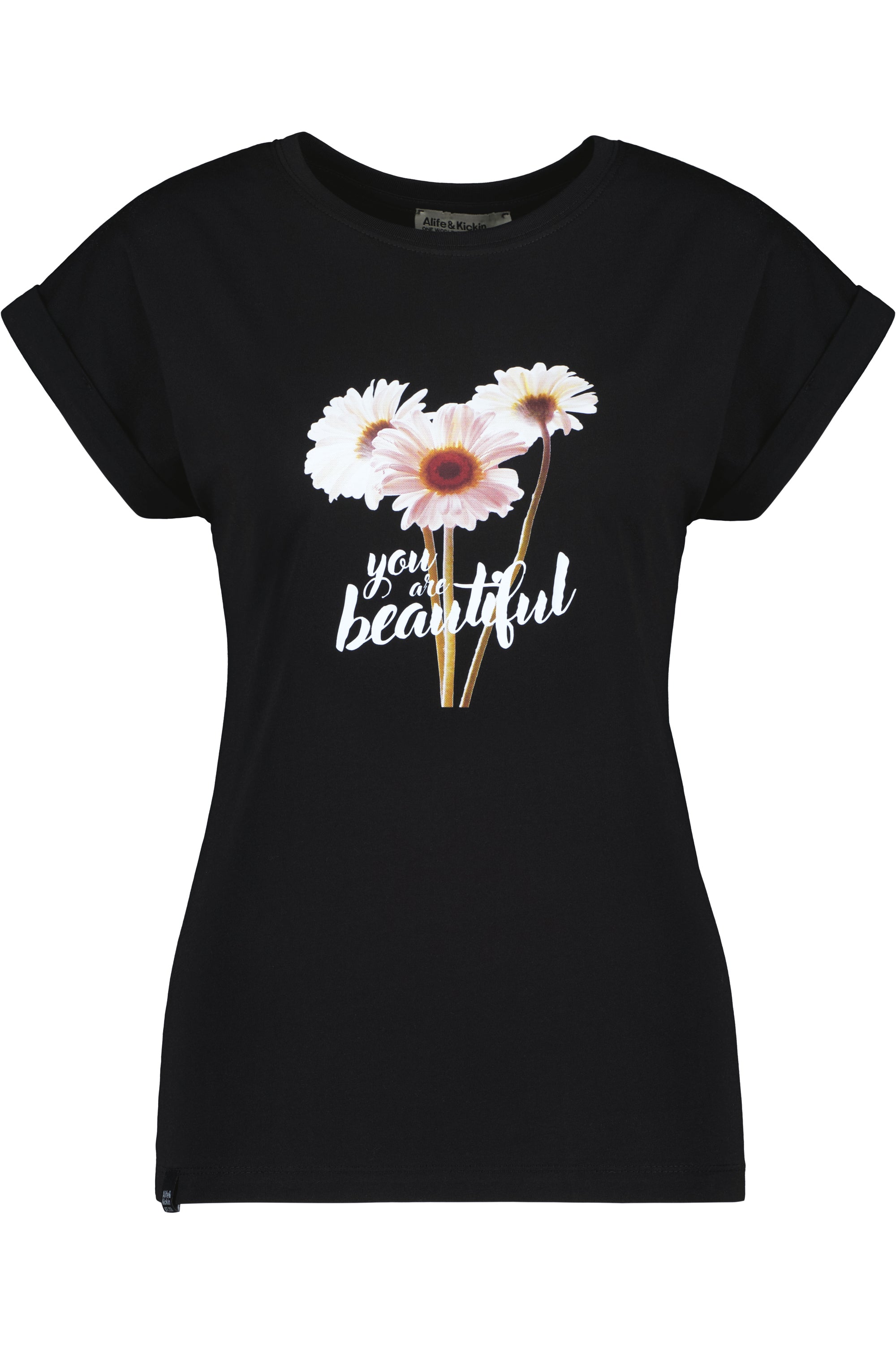 EnidAK P Shirt you are beautiful Schwarz