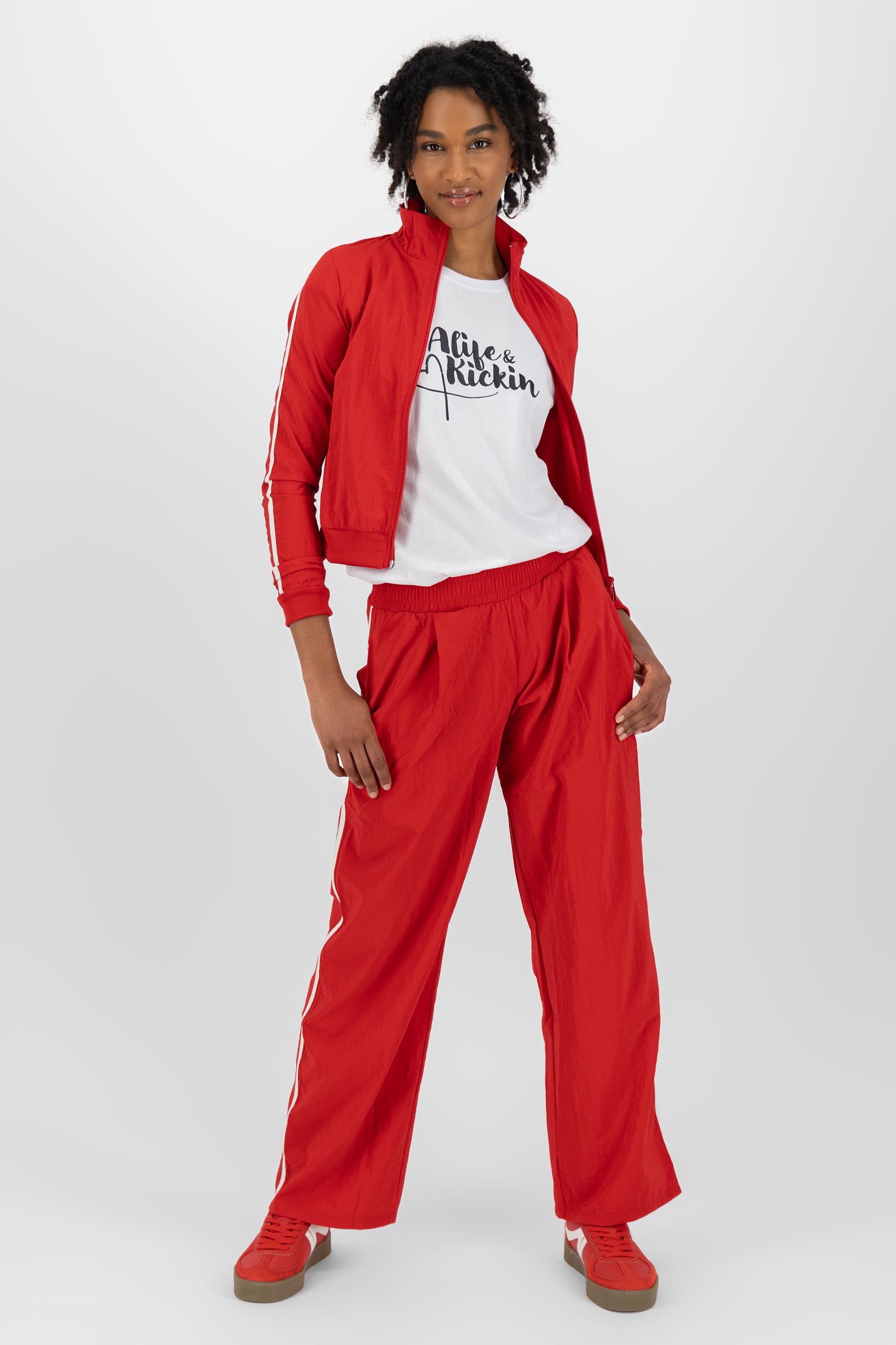 EnidAK P Shirt ak heart lettering Weiß
