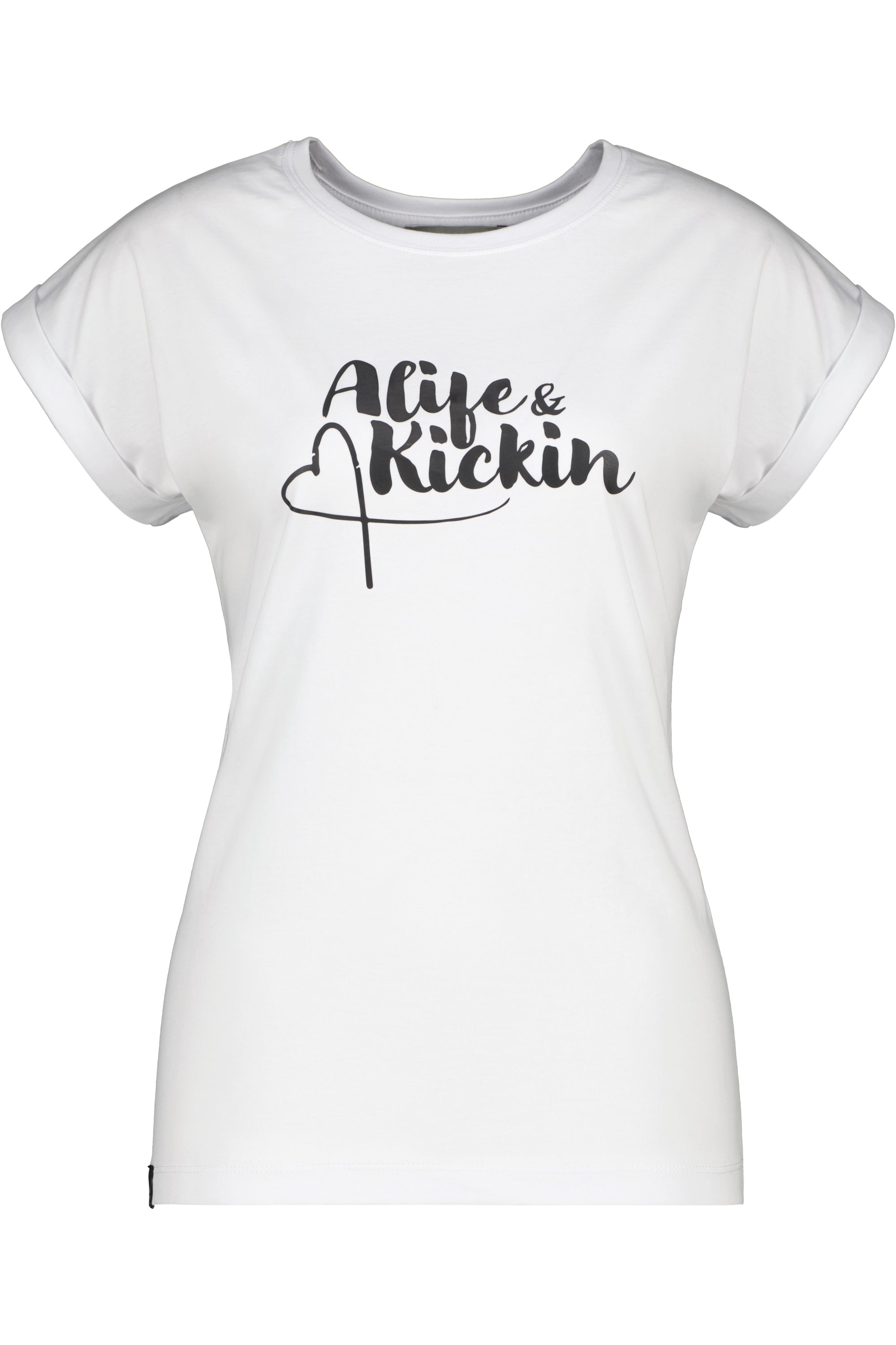 EnidAK P Shirt ak heart lettering Weiß