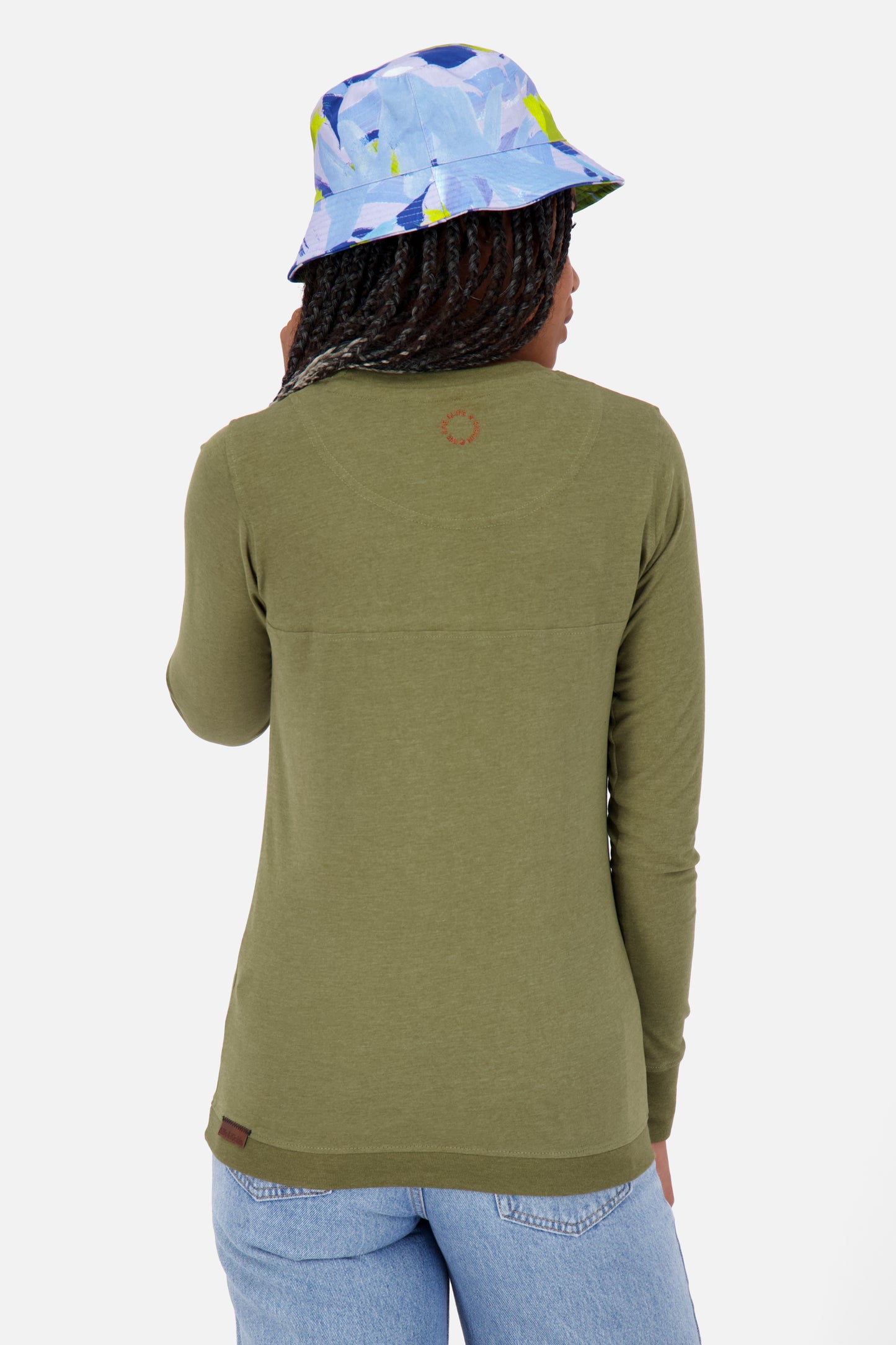 Langarmshirt Damen LeonieAK A sea kelp melange