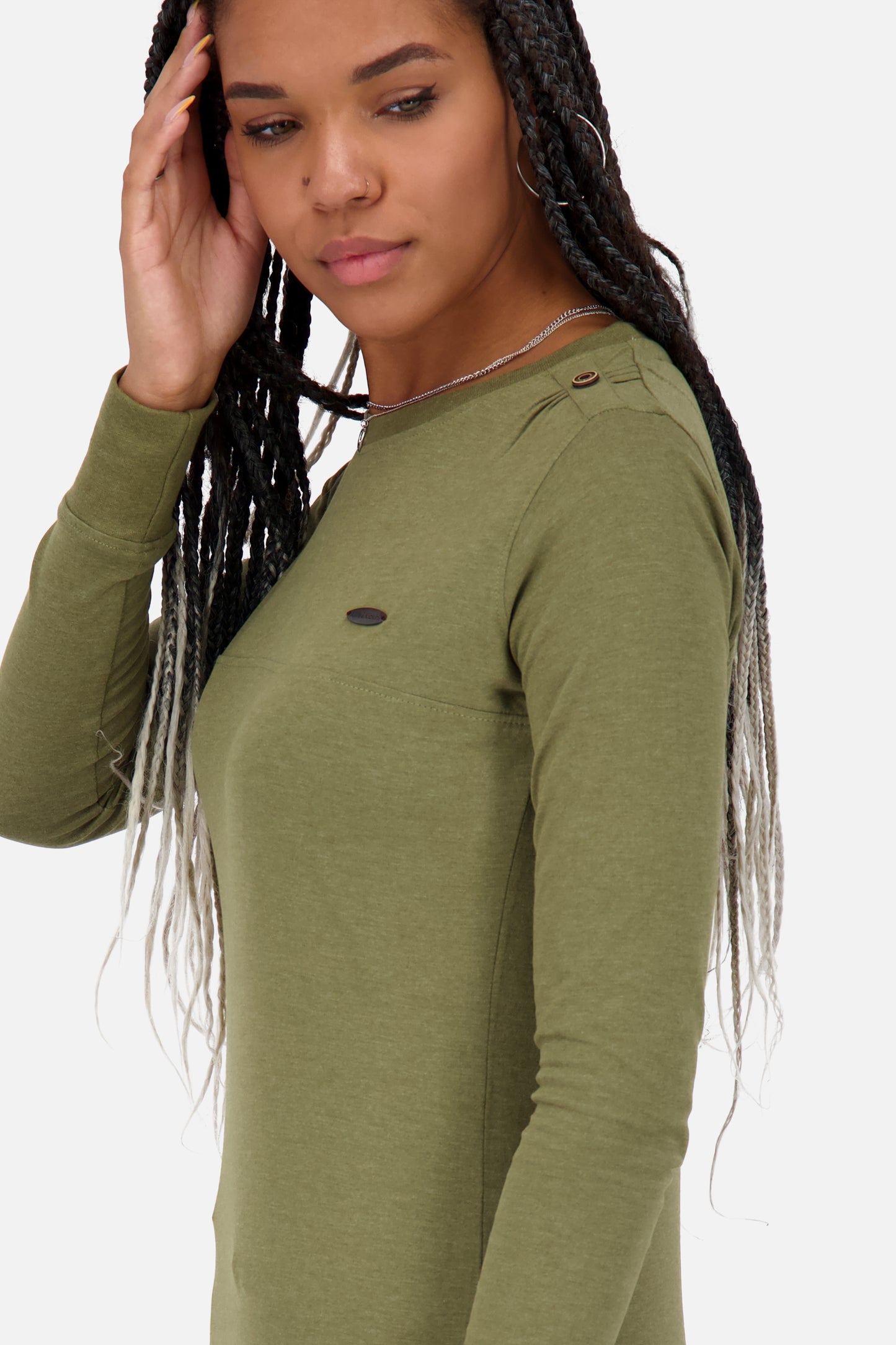 Langarmshirt Damen LeonieAK A sea kelp melange