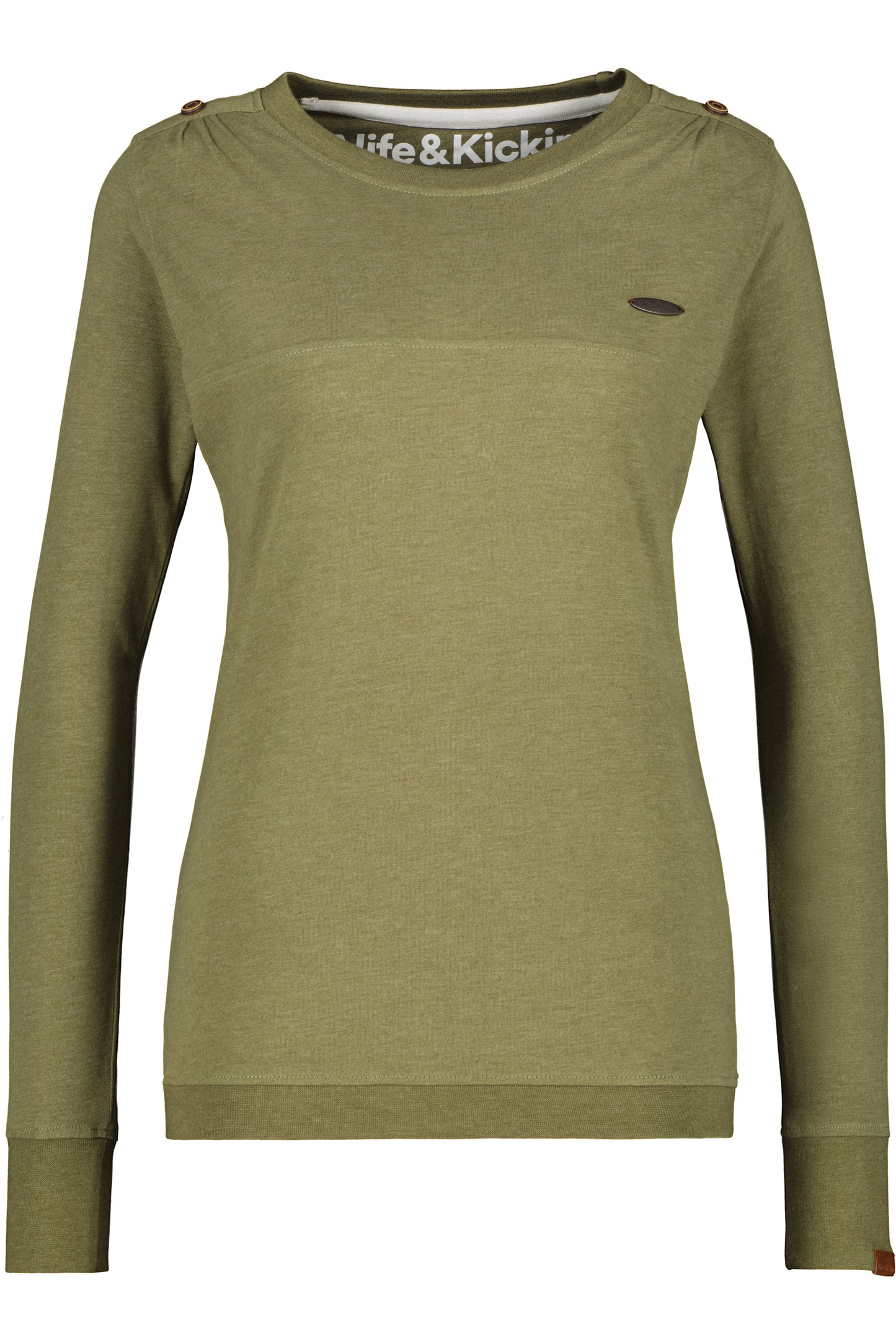 Langarmshirt Damen LeonieAK A sea kelp melange