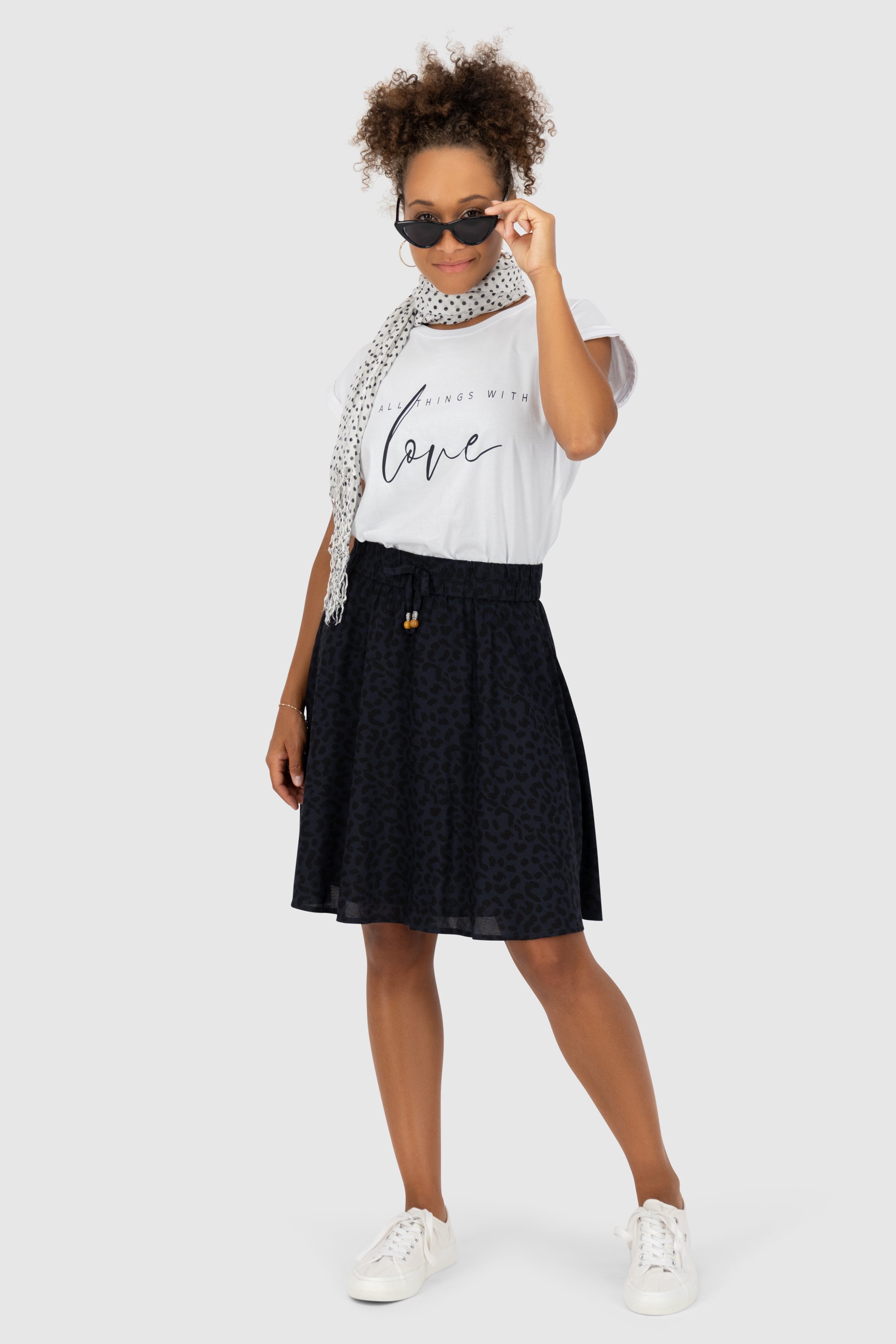 LuiseAK B Short Skirt Schwarz