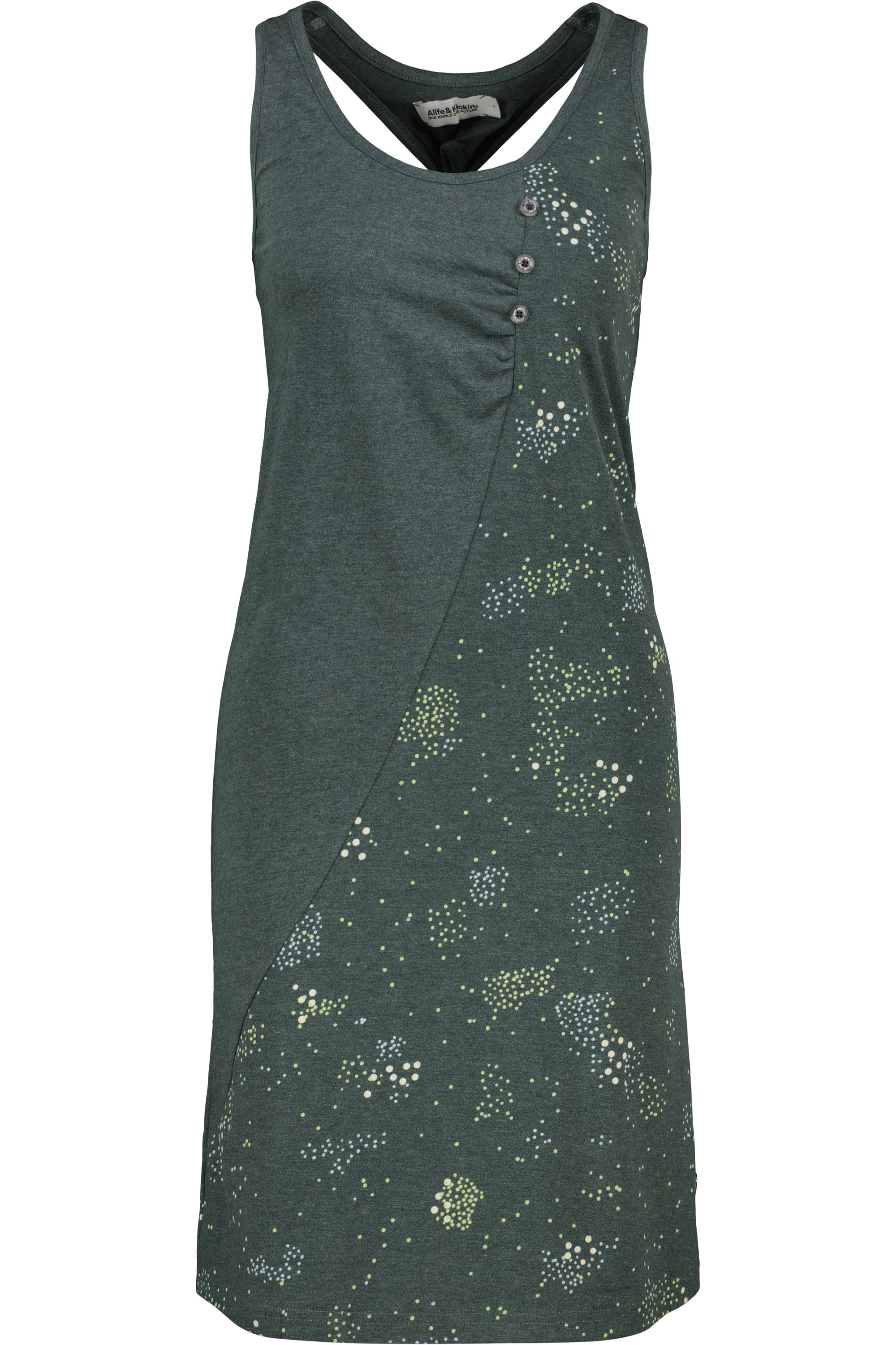 CameronAK B Sleeveless Dress Dunkelgrün