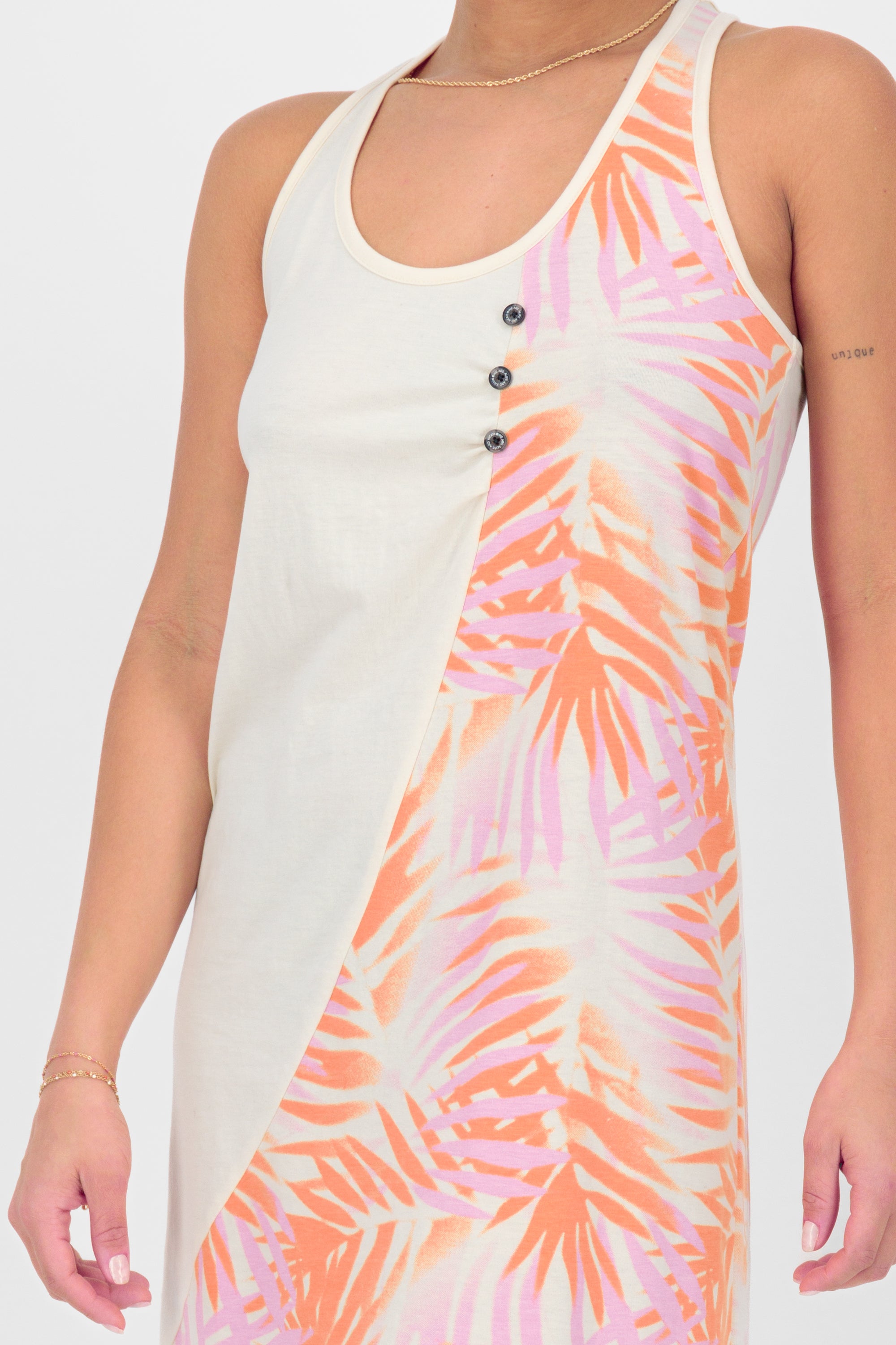 CameronAK B Sleeveless Dress Beige