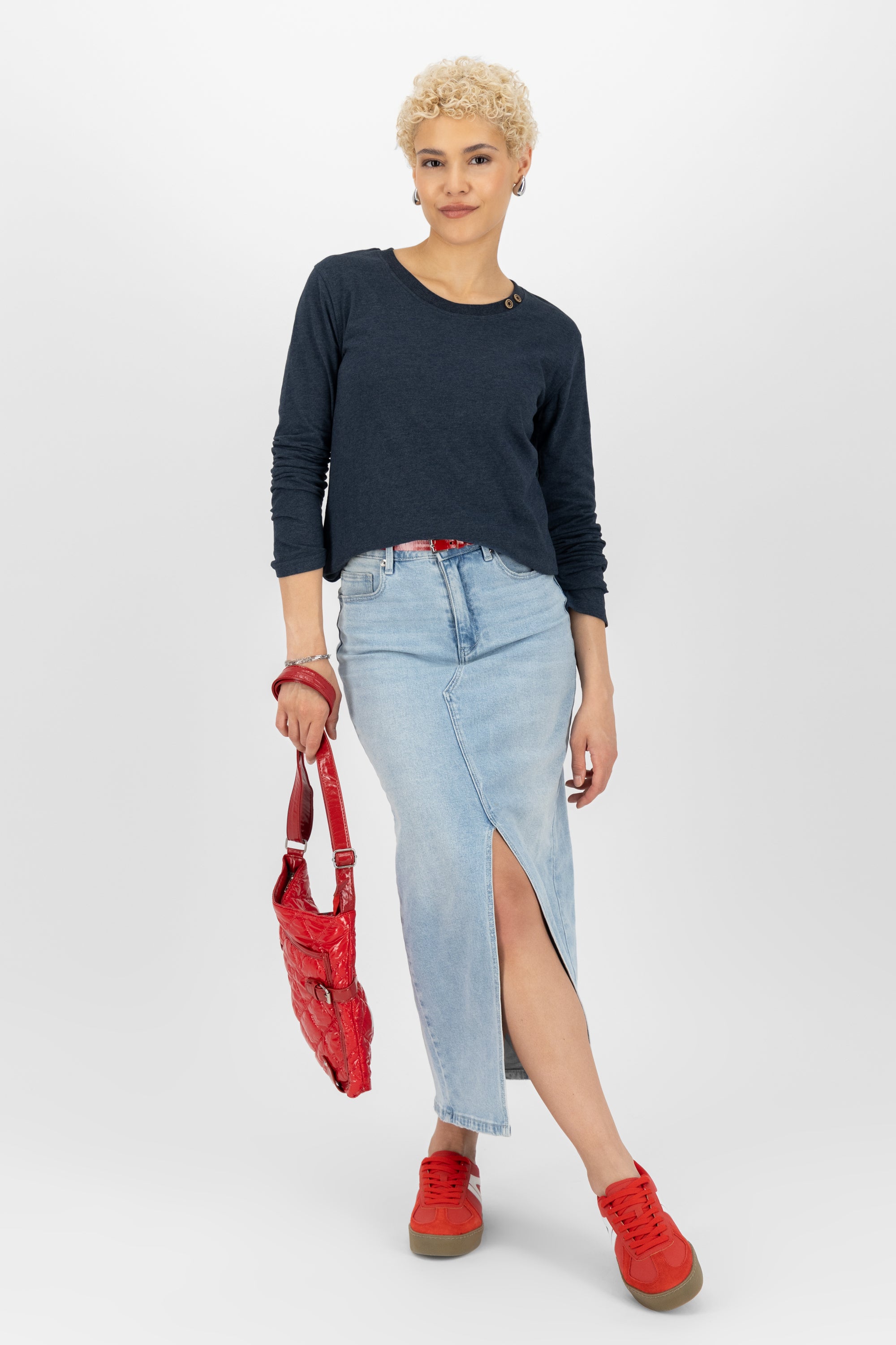Jersey Longsleeve Damen ConnyAK A Dunkelblau