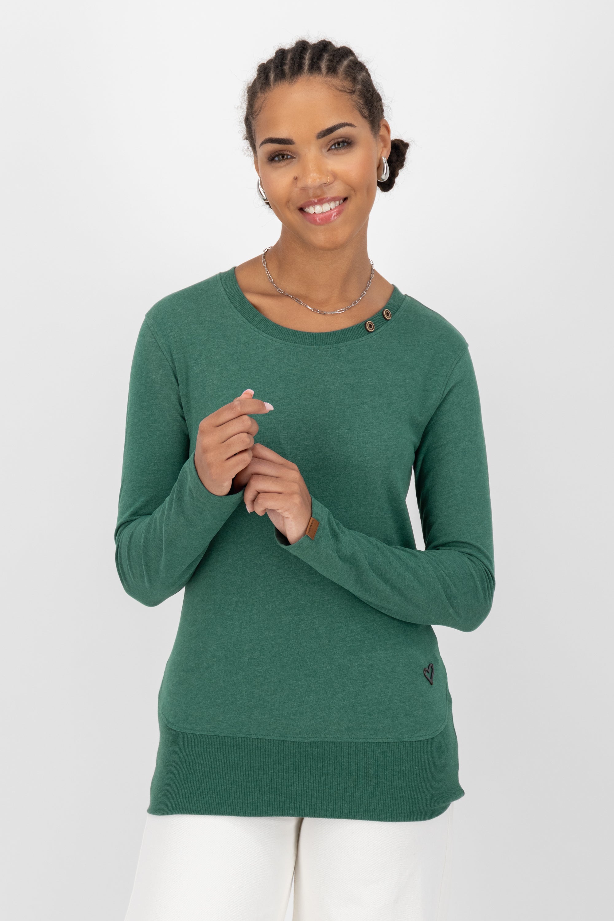 Jersey Longsleeve Damen ConnyAK A Dunkelgrün