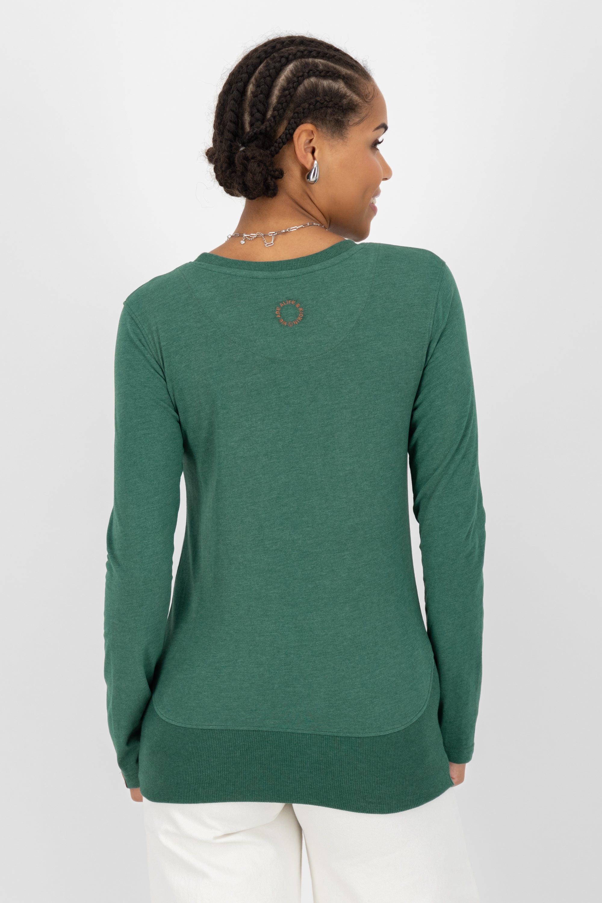 Jersey Longsleeve Damen ConnyAK A Dunkelgrün