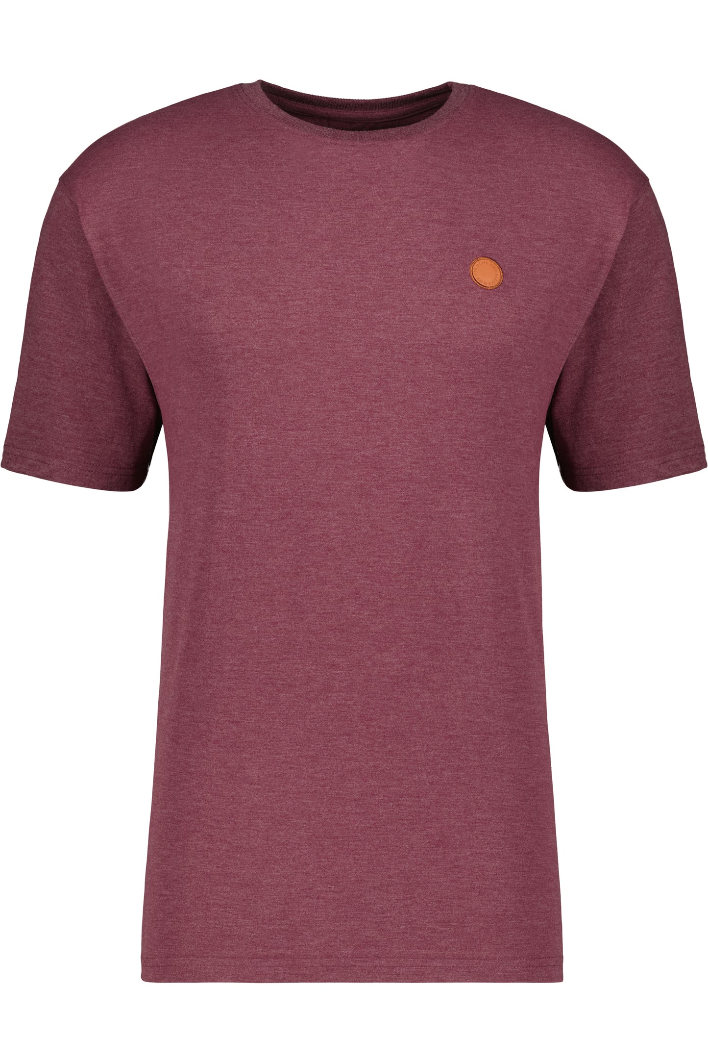 Herren T-Shirt MaddoxAK A Basic dark cherry melange