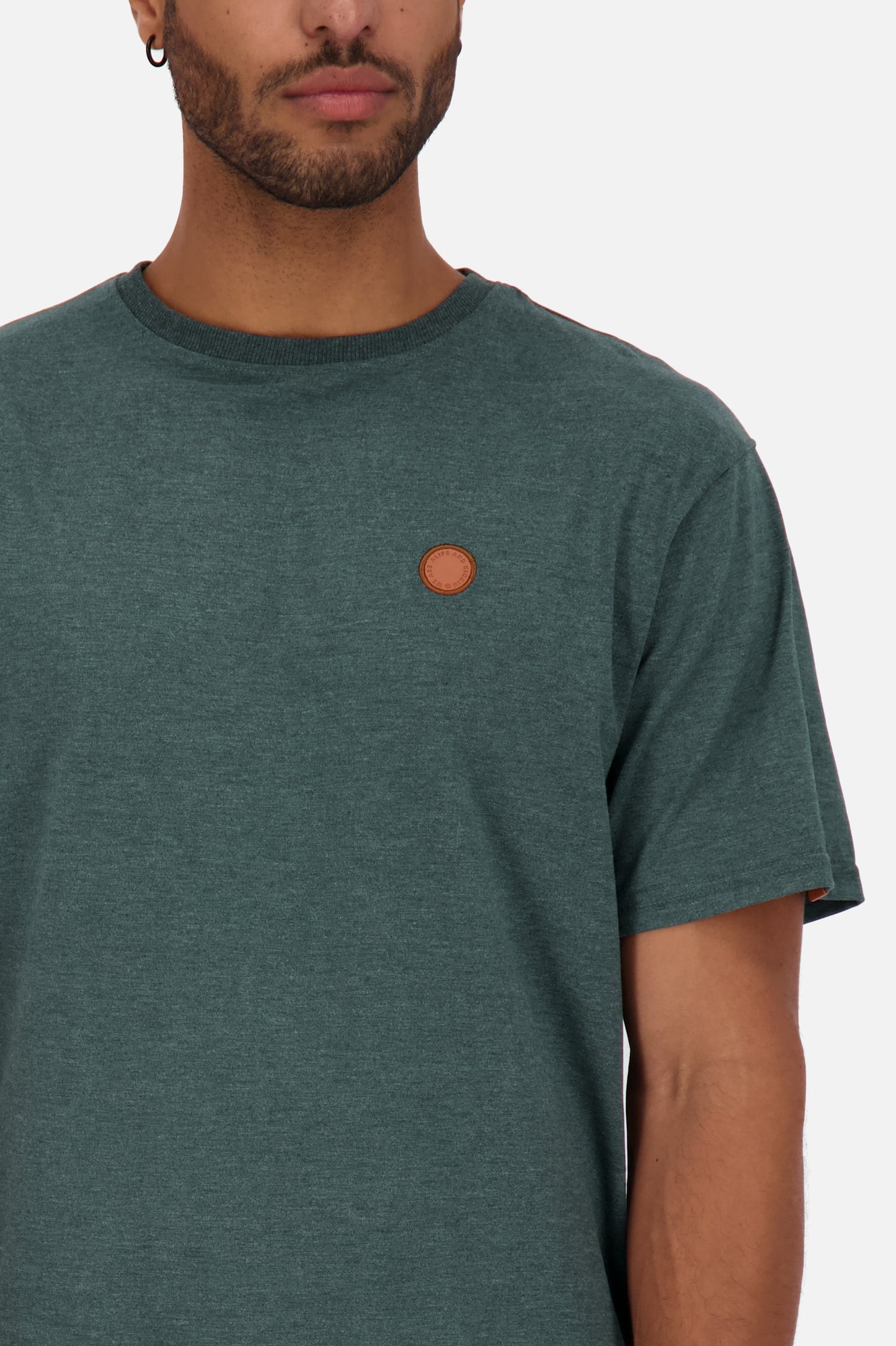 Herren T-Shirt MaddoxAK A Basic Dunkelgrün