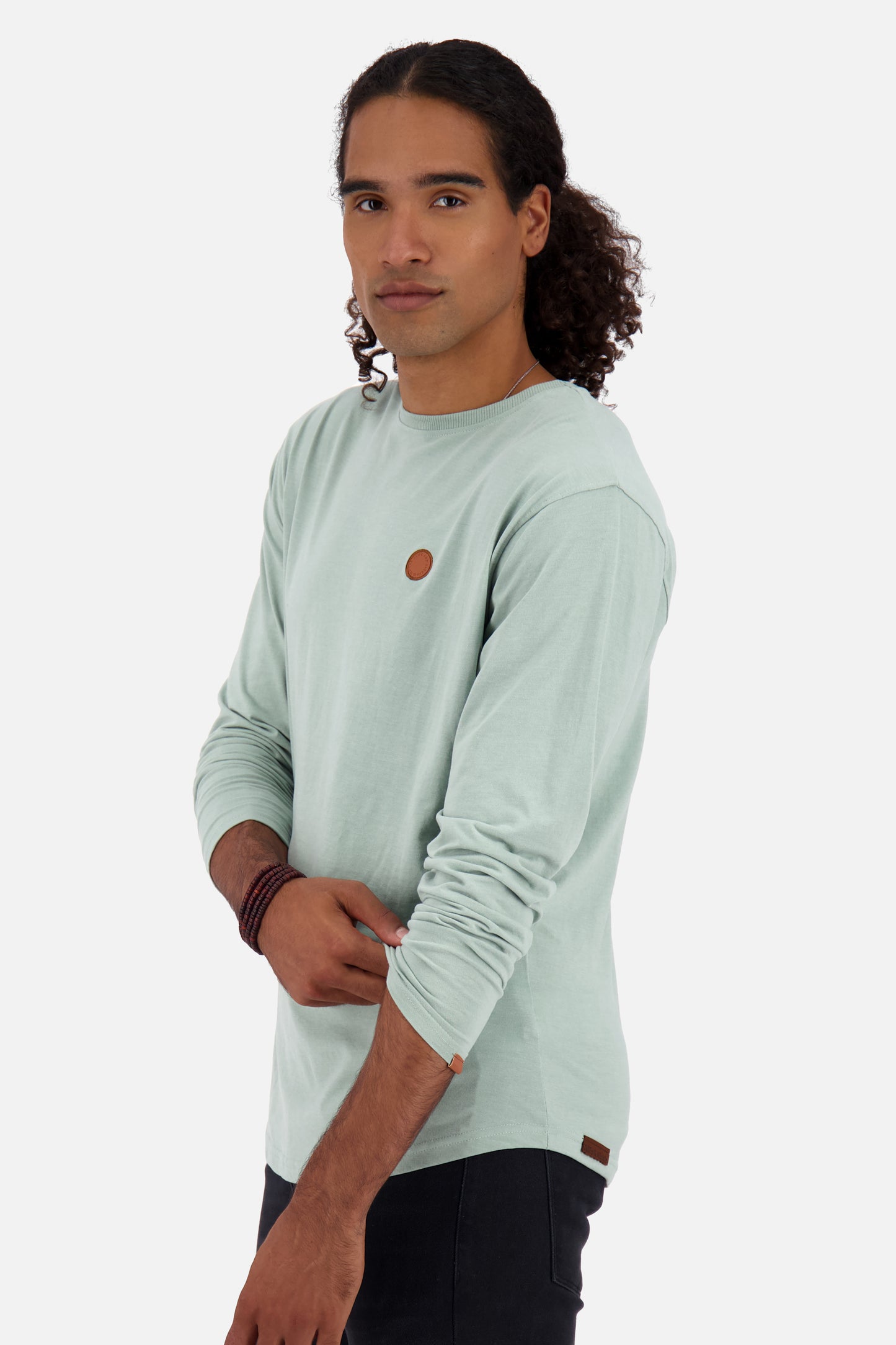 Longsleeve Herren AlexAK A alpine frost melange