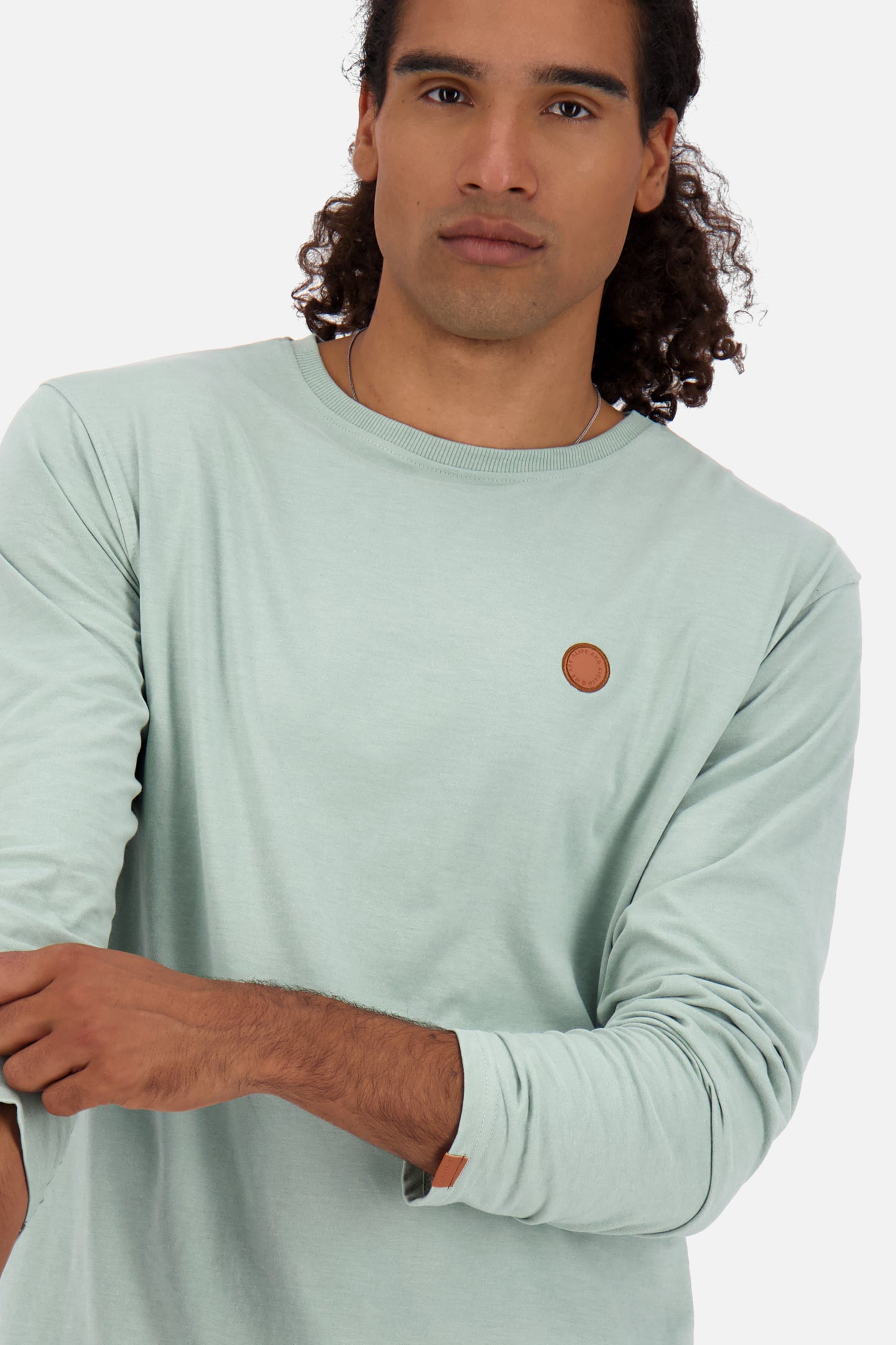 Longsleeve Herren AlexAK A alpine frost melange