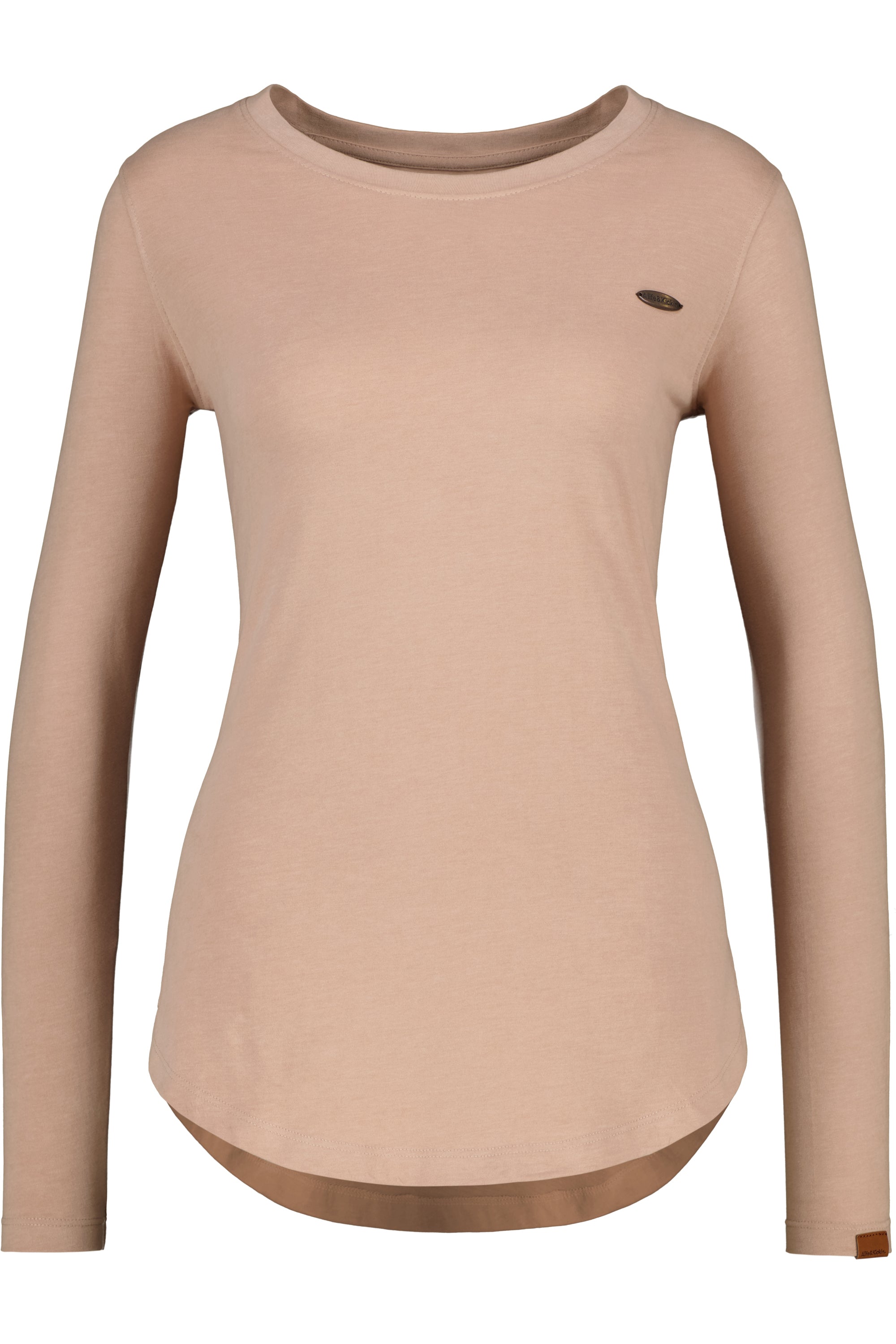Sportlich feminin - Damen Longsleeve LeaAK A Beige
