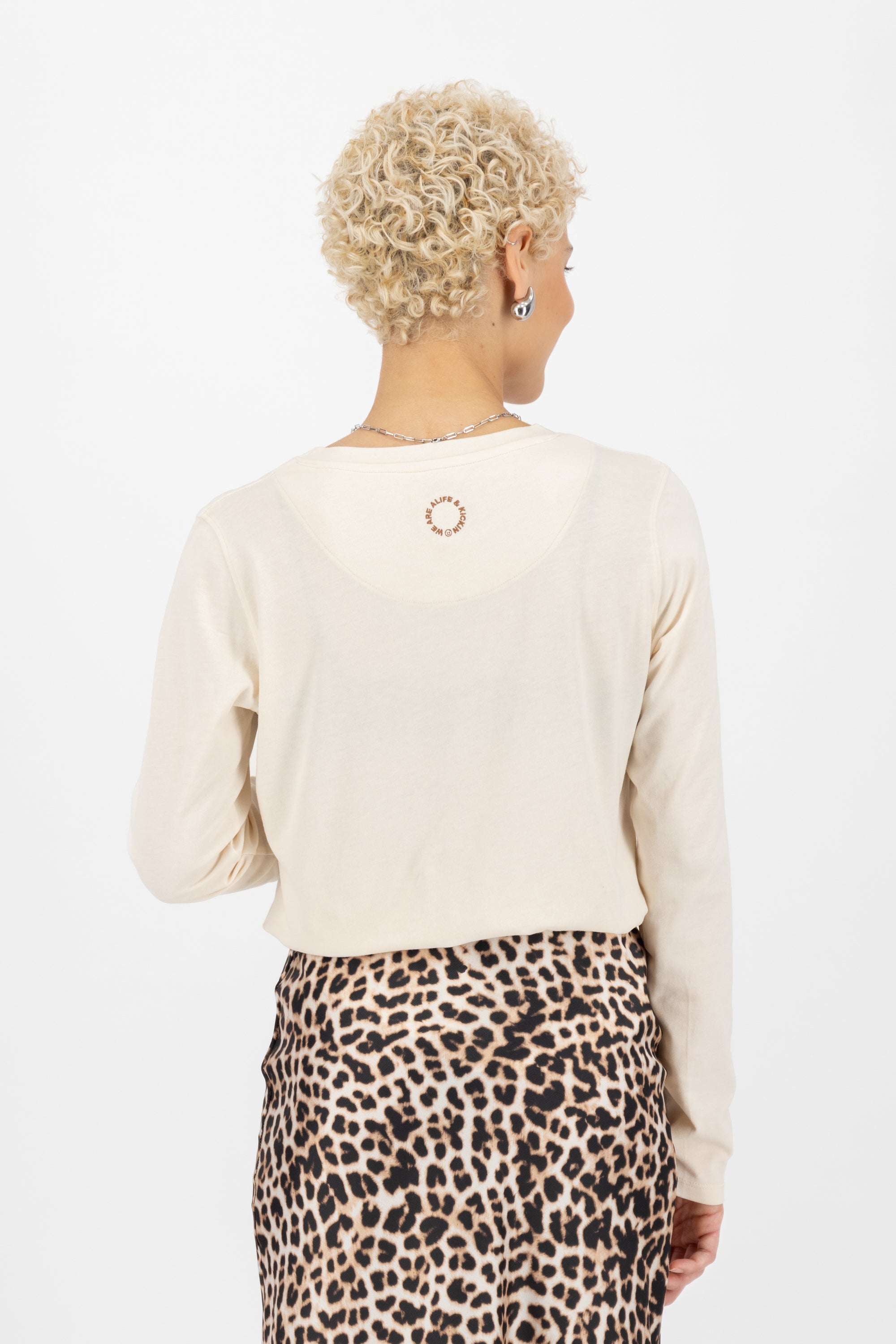 Sportlich feminin - Damen Longsleeve LeaAK A Beige