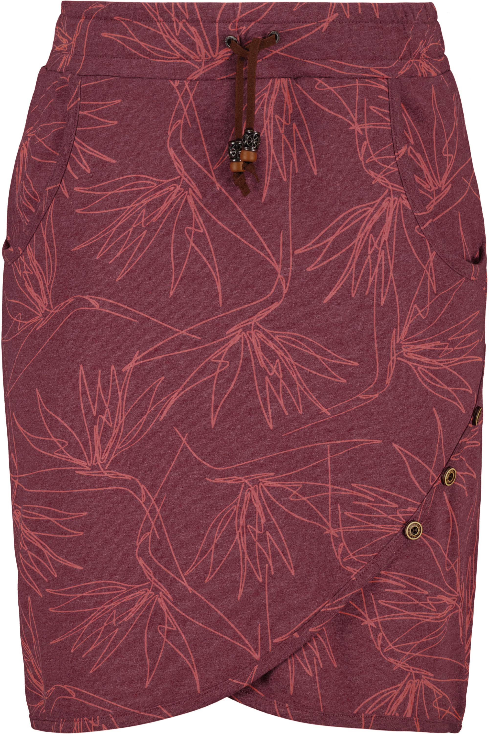 LucyAK B Short Skirt Dunkelrot