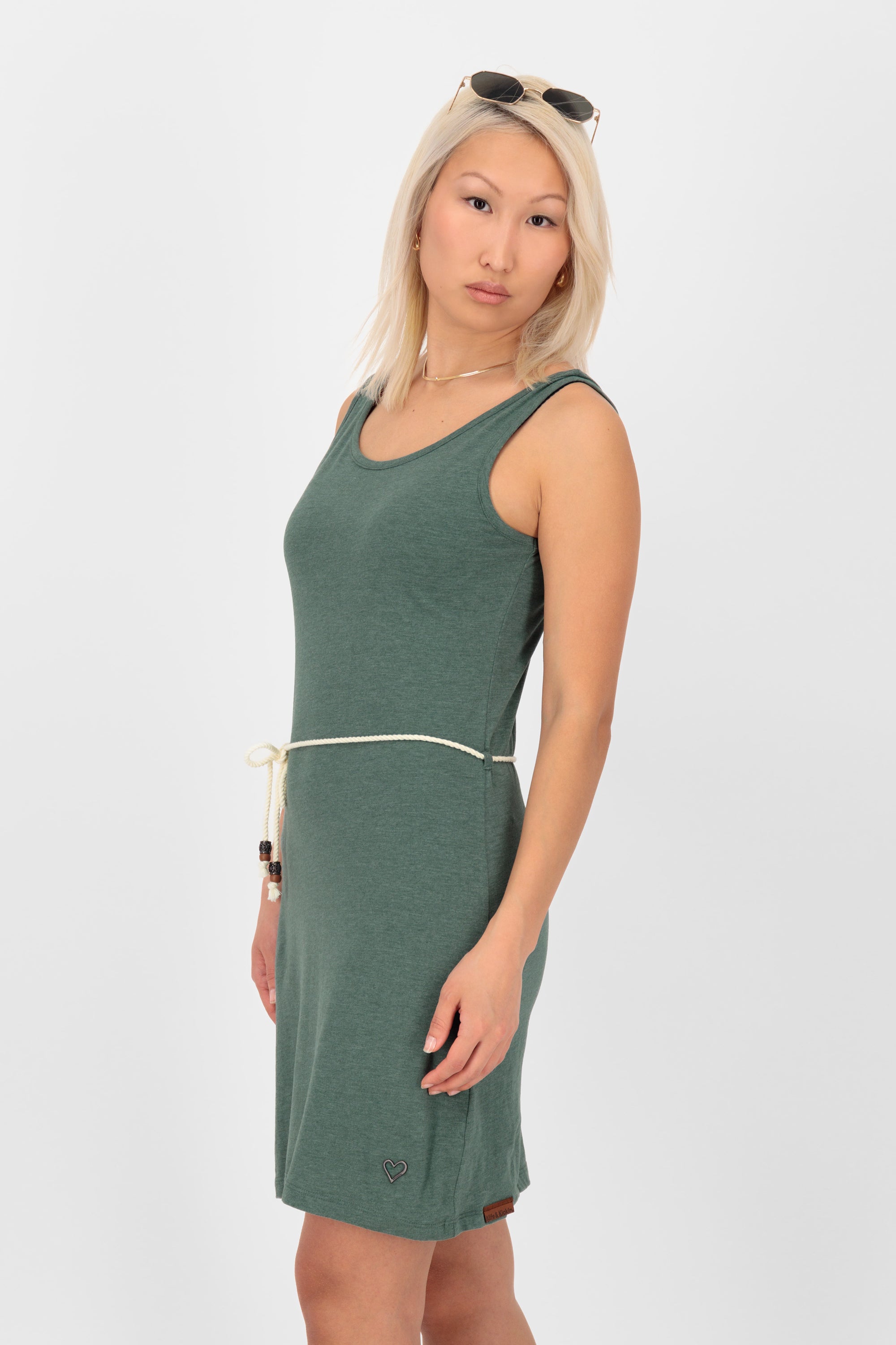 JenniferAK A Sleeveless Dress Dunkelgrün