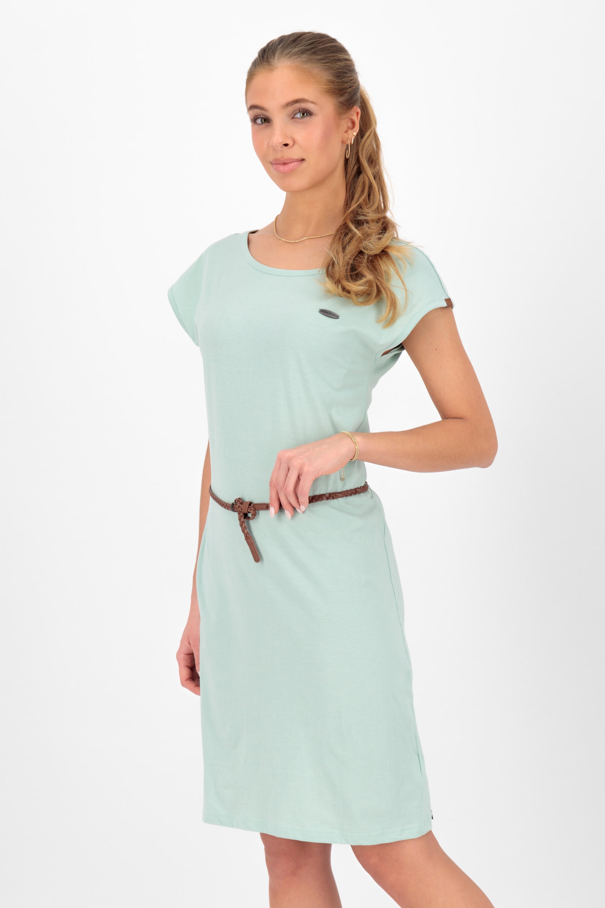 ElliAK A Shirt Dress Hellgrün