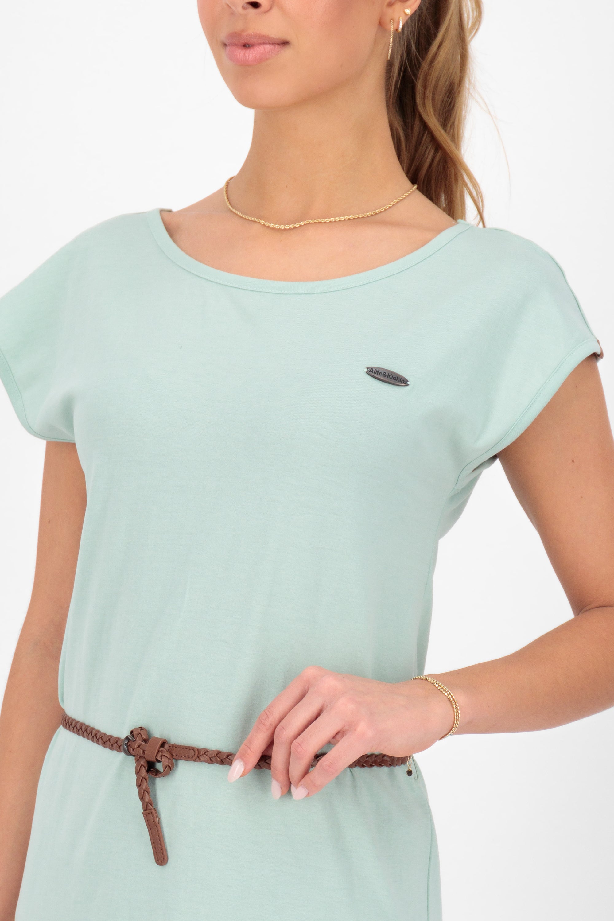 ElliAK A Shirt Dress Hellgrün