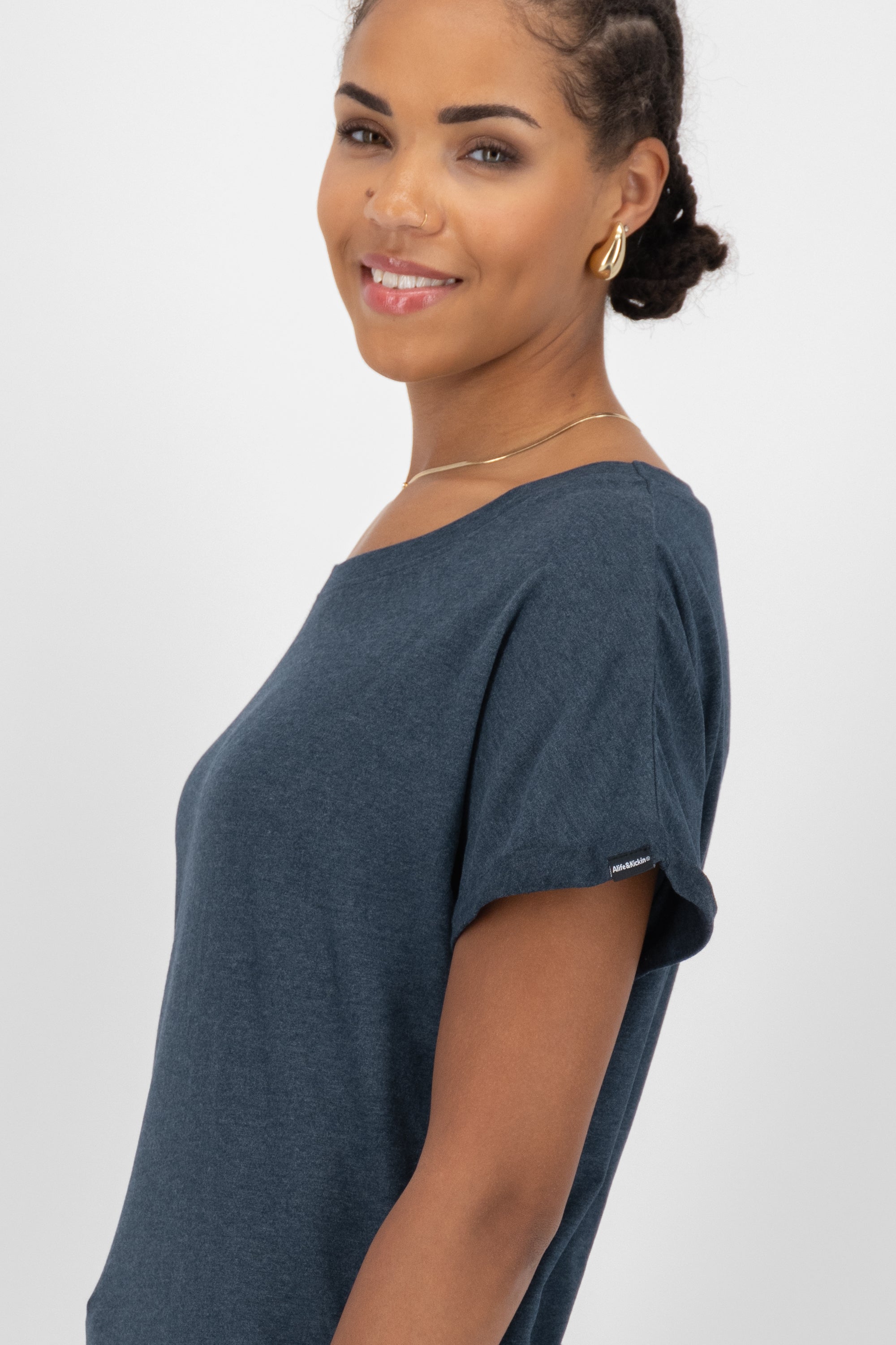 MalaikaAK A Shirt Dunkelblau