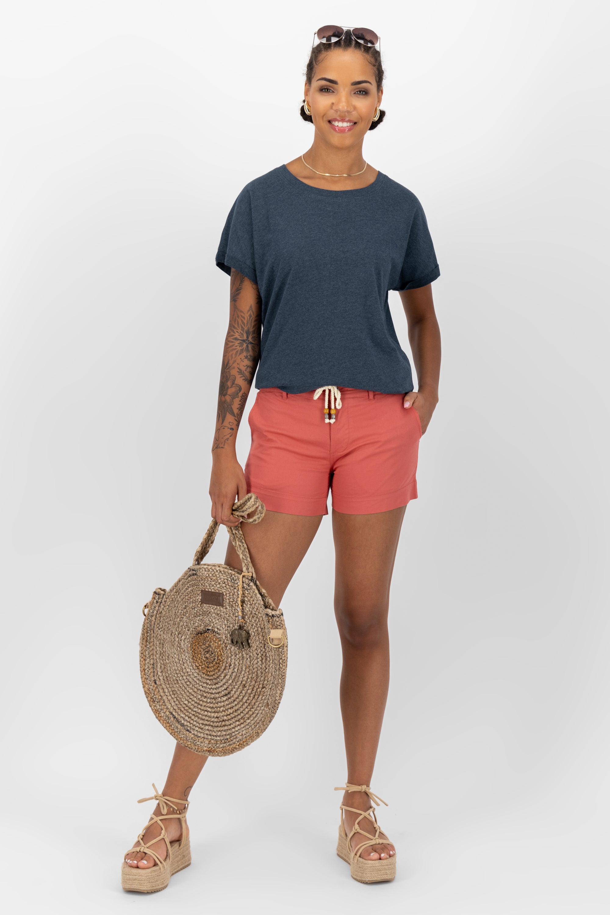 MalaikaAK A Shirt Dunkelblau