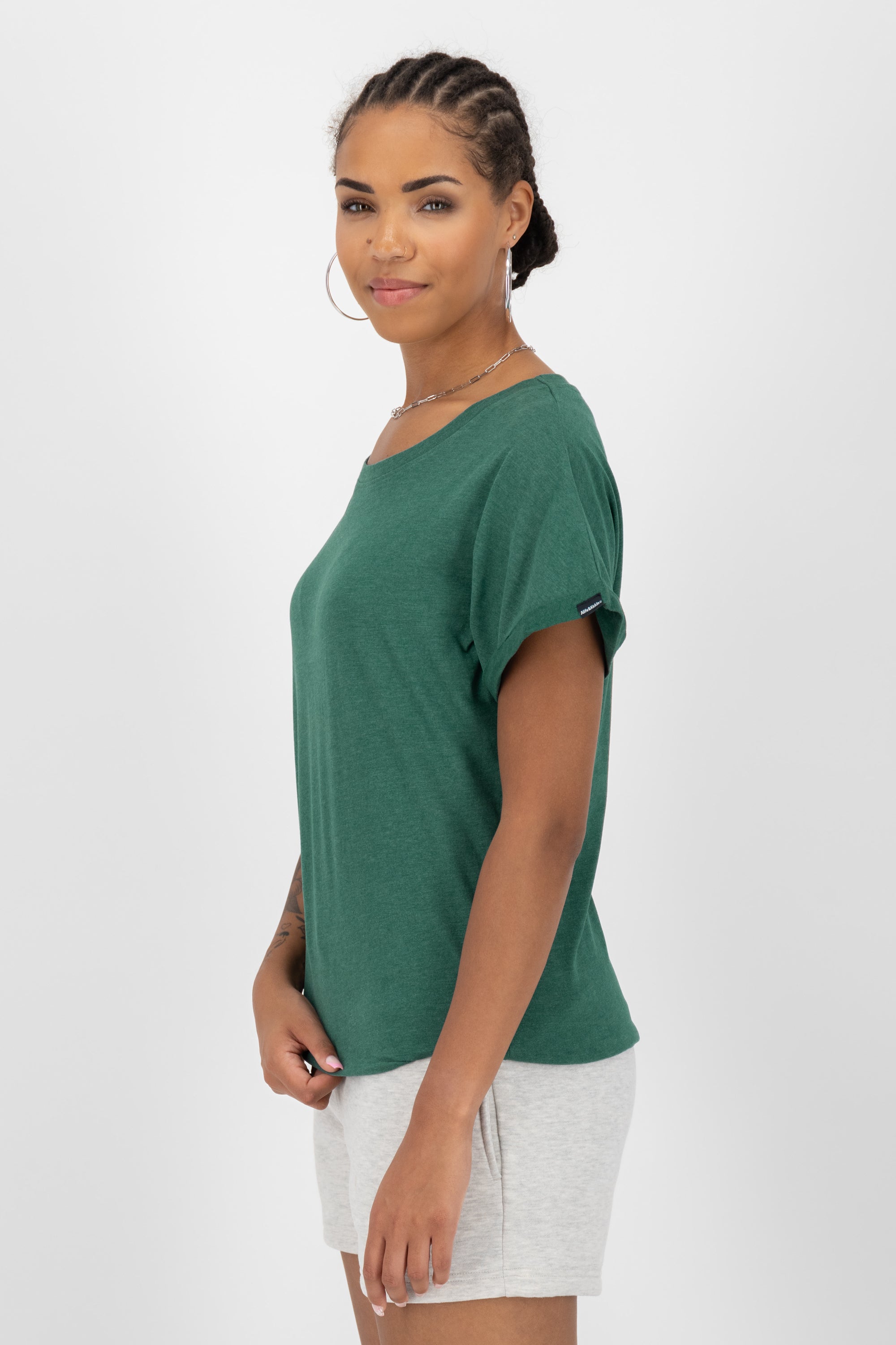 MalaikaAK A Shirt Dunkelgrün