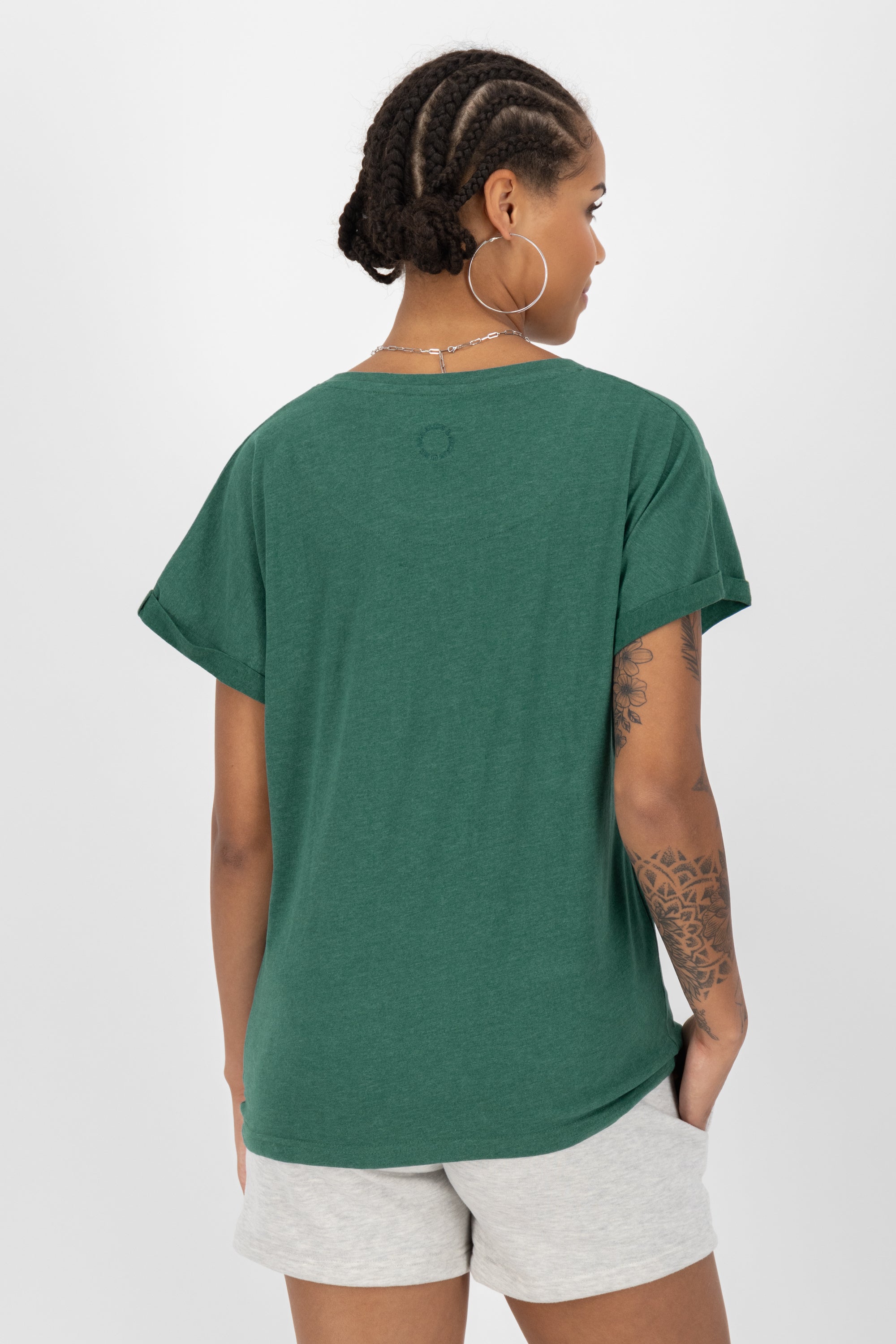 MalaikaAK A Shirt Dunkelgrün