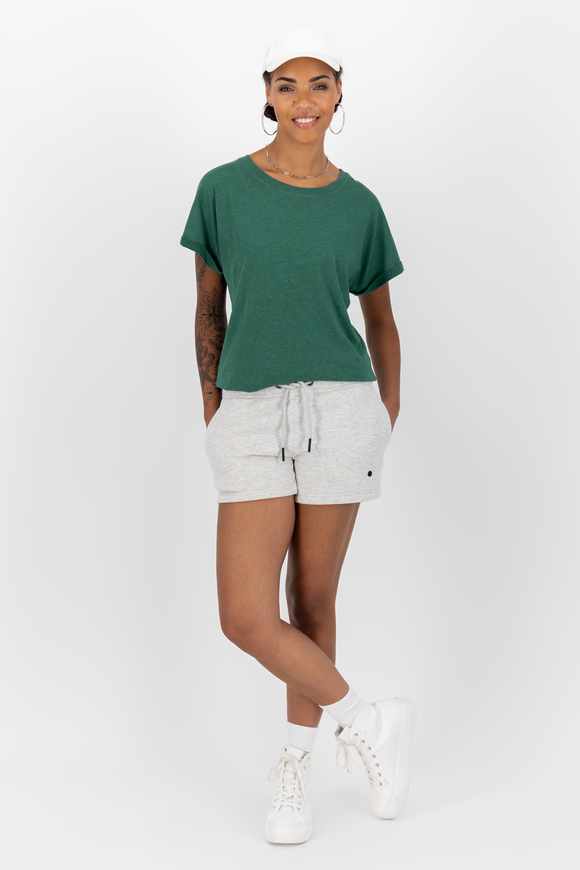 MalaikaAK A Shirt Dunkelgrün