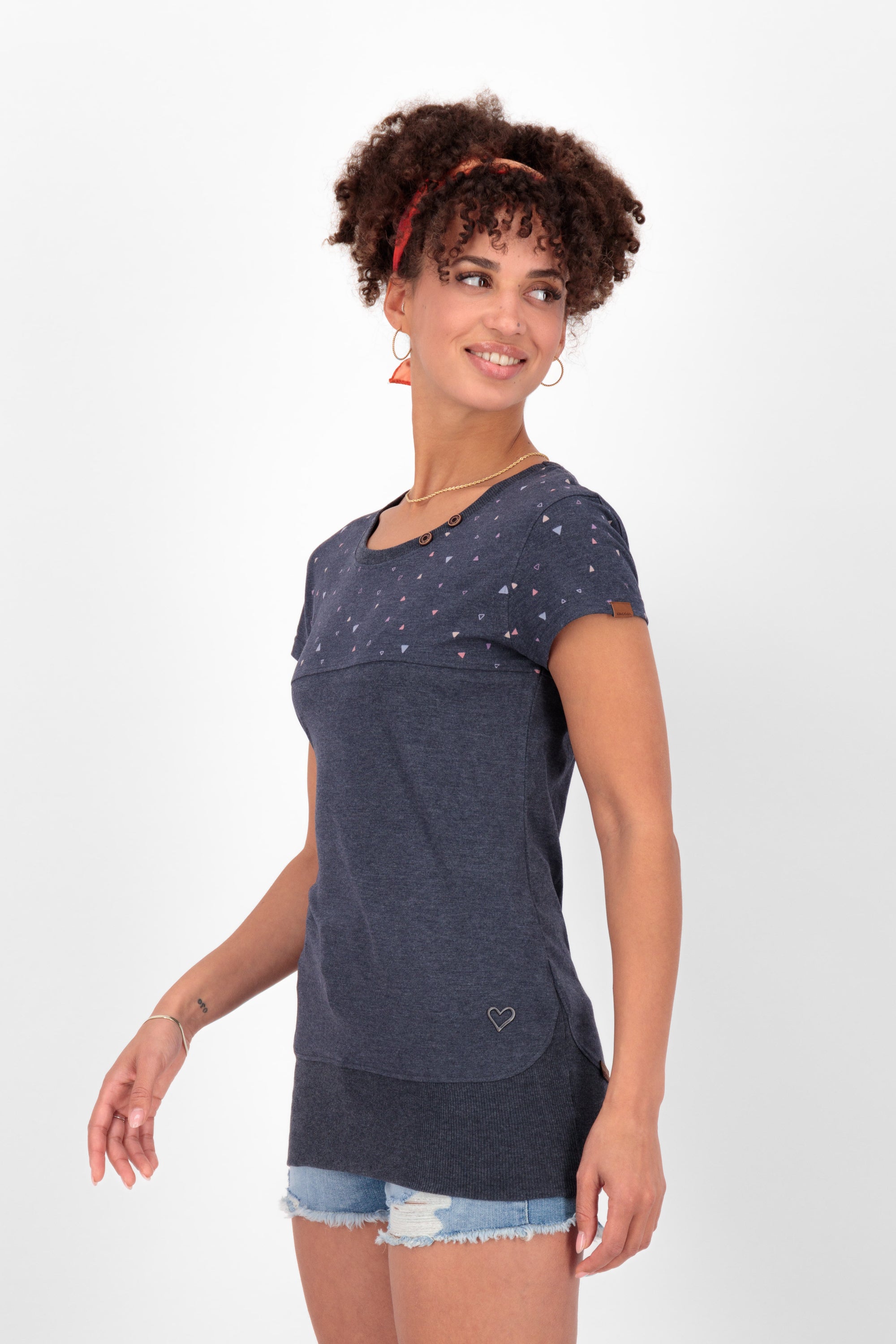 CoraAK B Shirt Dunkelblau