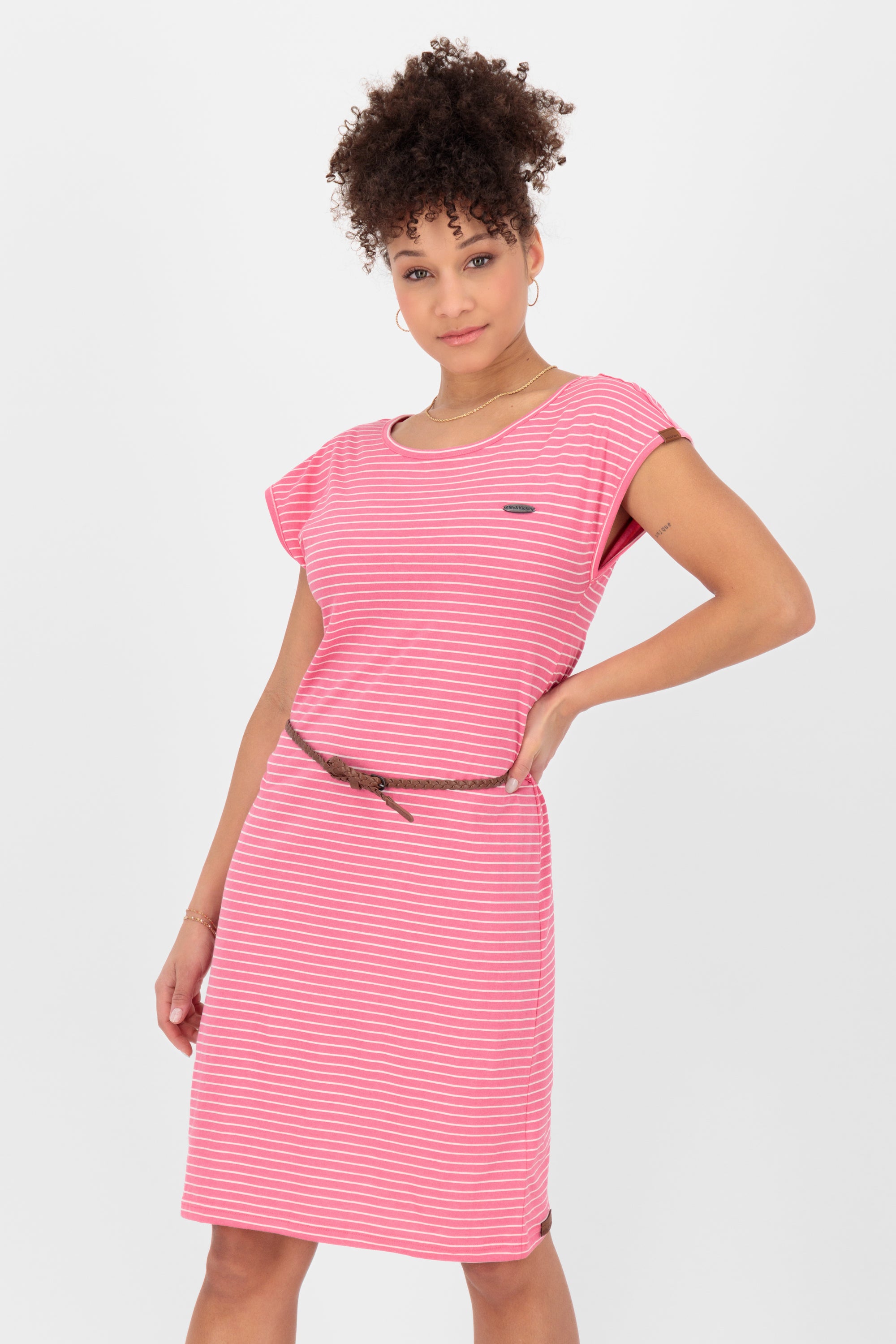 ElliAK Z Shirt Dress Pink