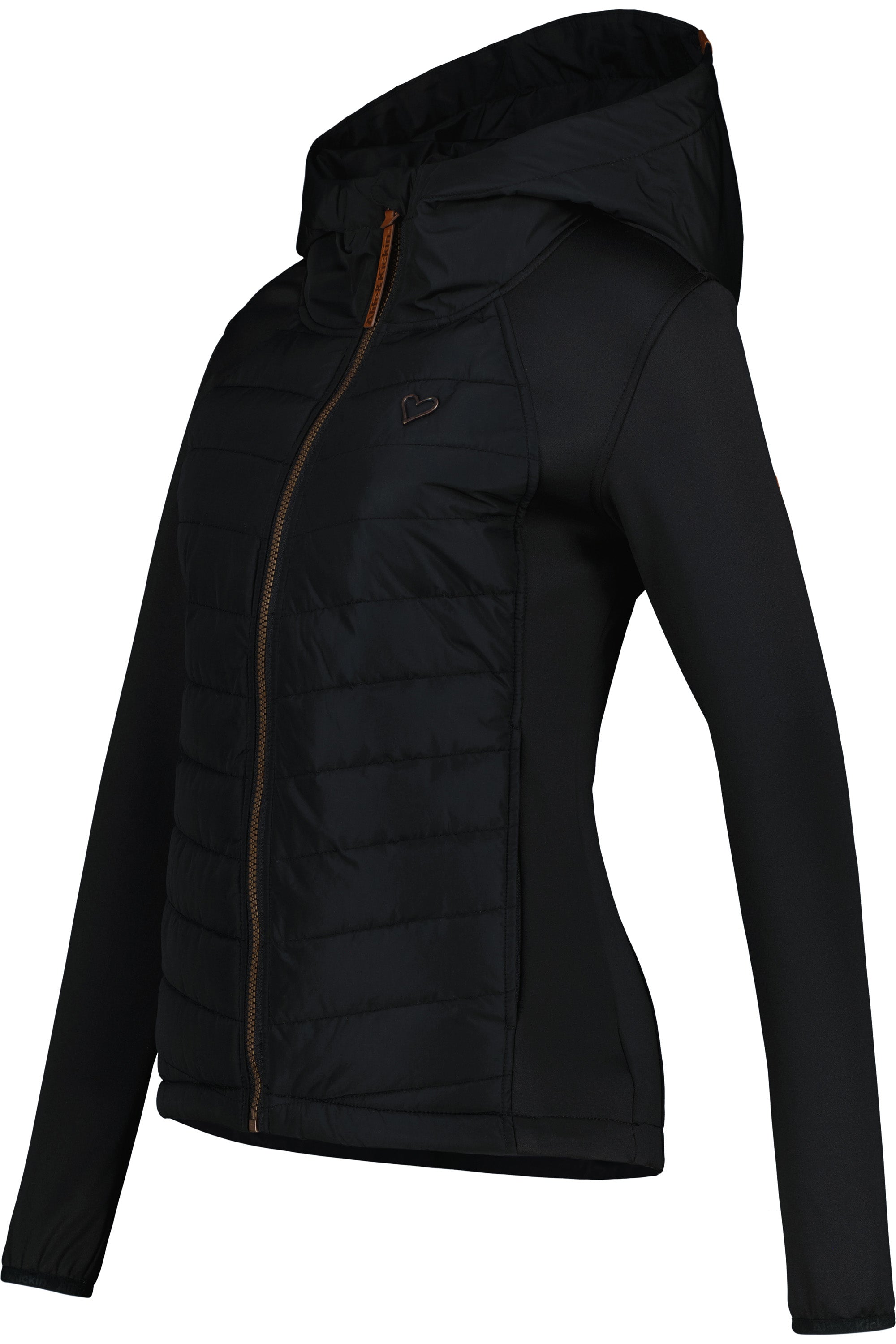 SoleneAK A von Alife and Kickin - Hybridjacke mit vielen Funktionen für Damen Schwarz