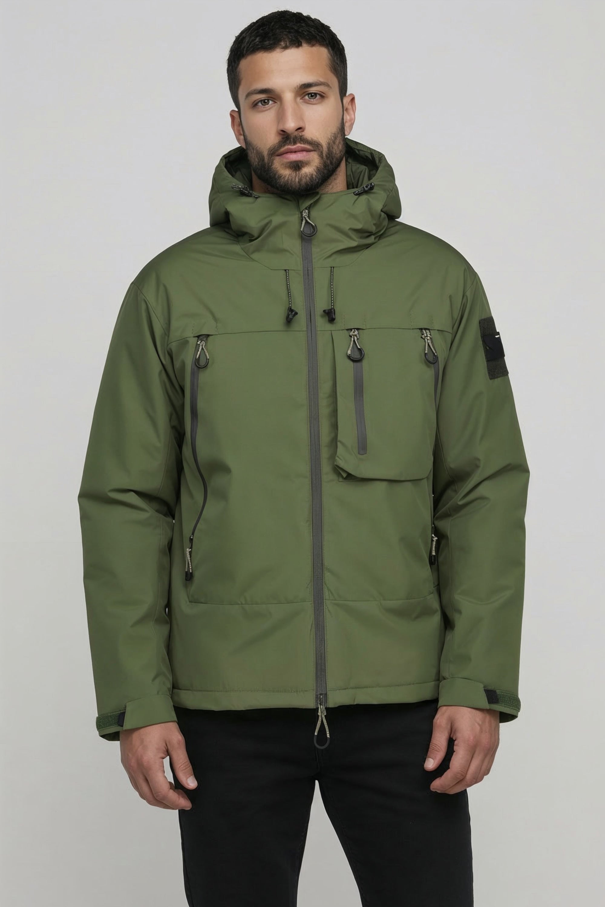 Alife and Kickin MosesAK A Puffer Jacket Herren Grün