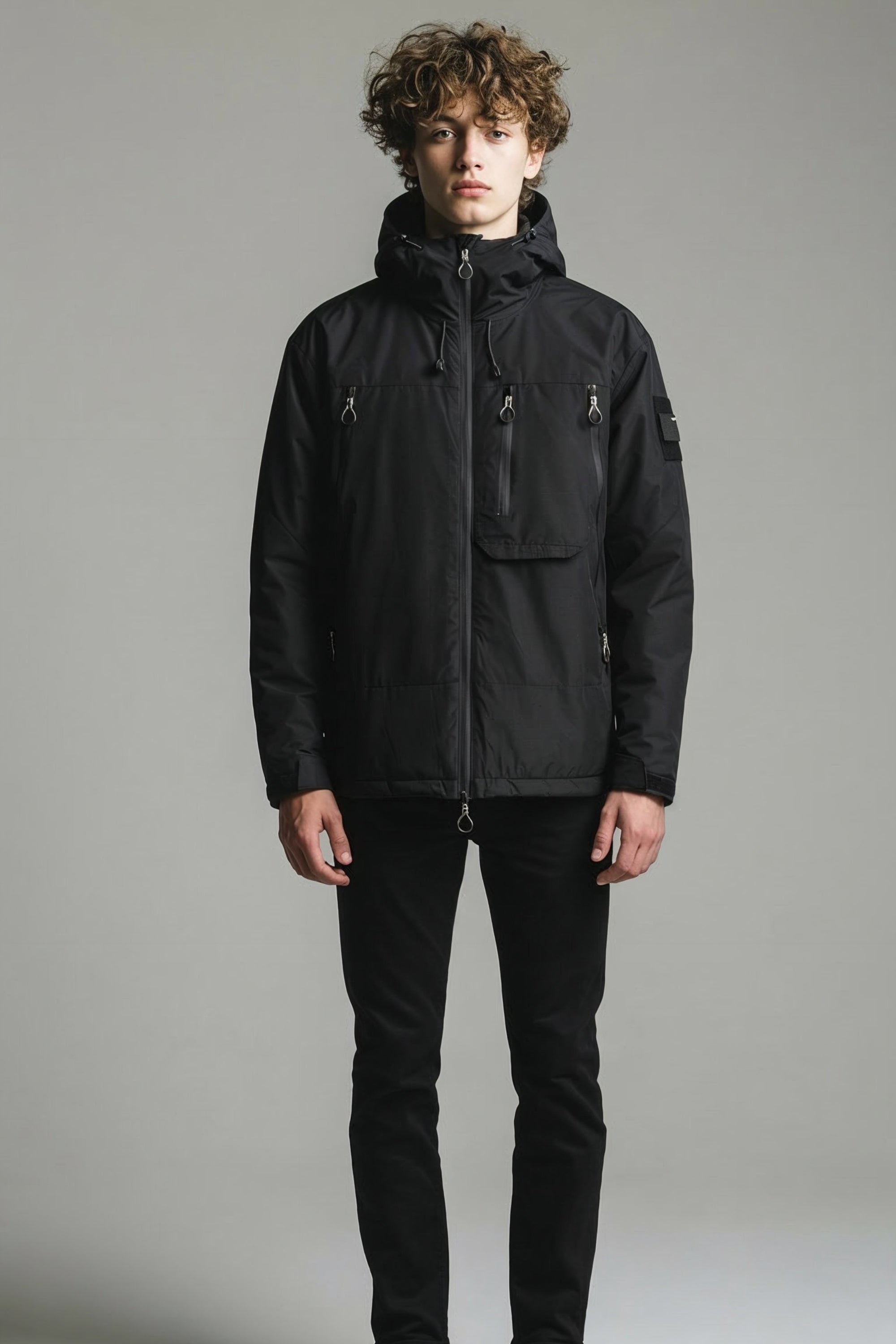 MosesAK A Puffer Jacket Schwarz