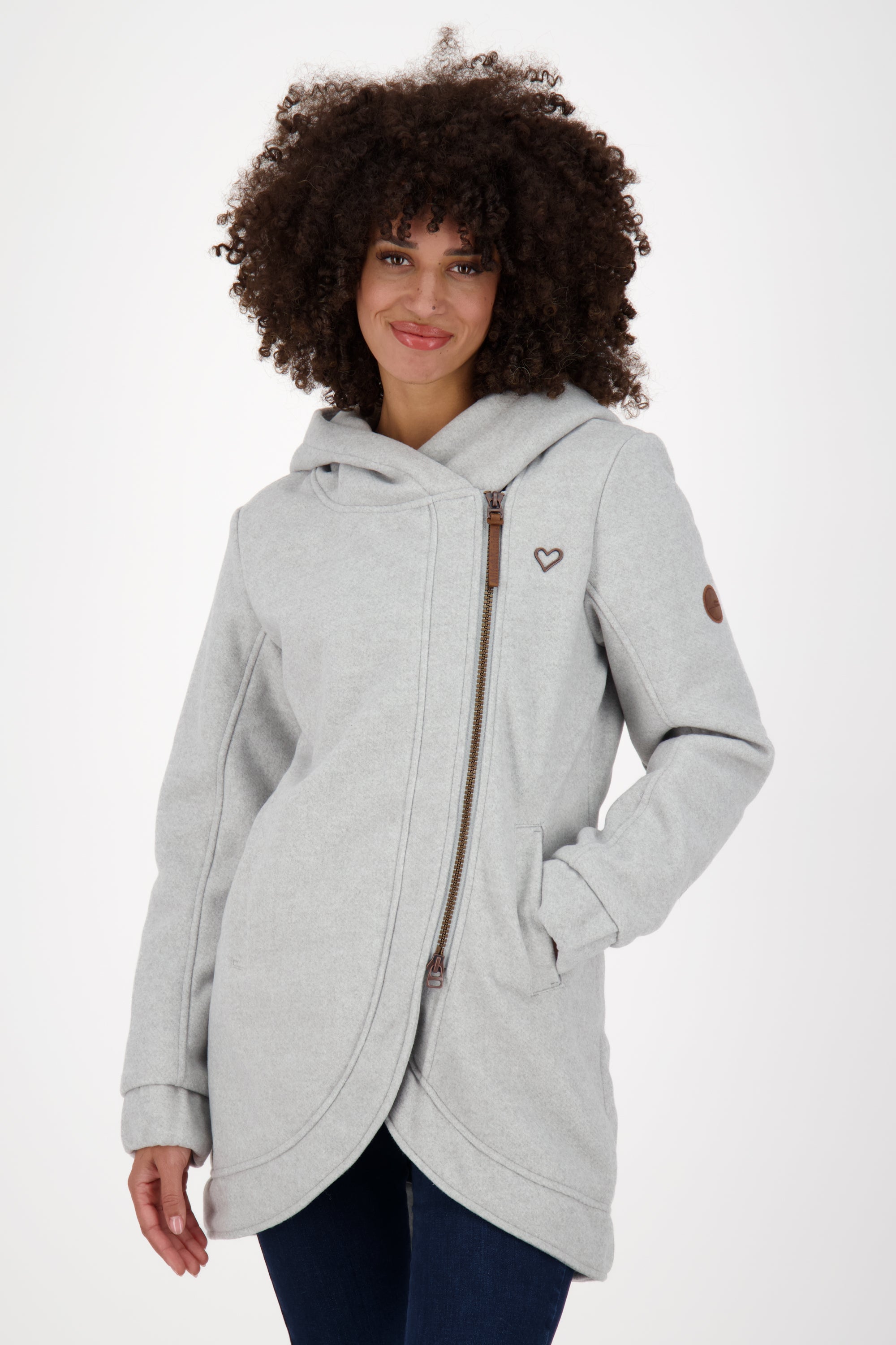 Damen Winterjacke CarlottaAK J - Klassiker von Alife and Kickin Grau
