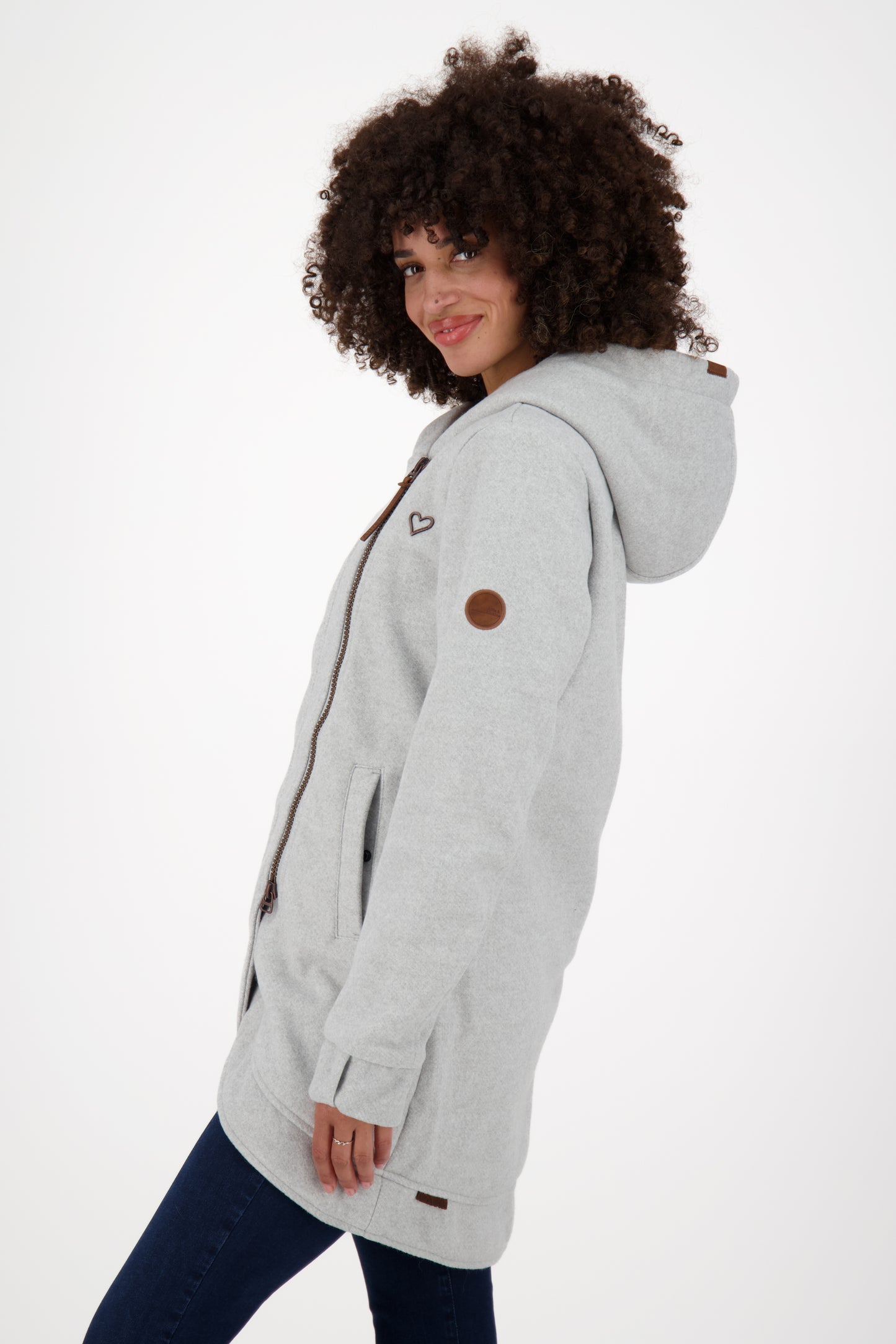 Damen Winterjacke CarlottaAK J - Klassiker von Alife and Kickin Grau