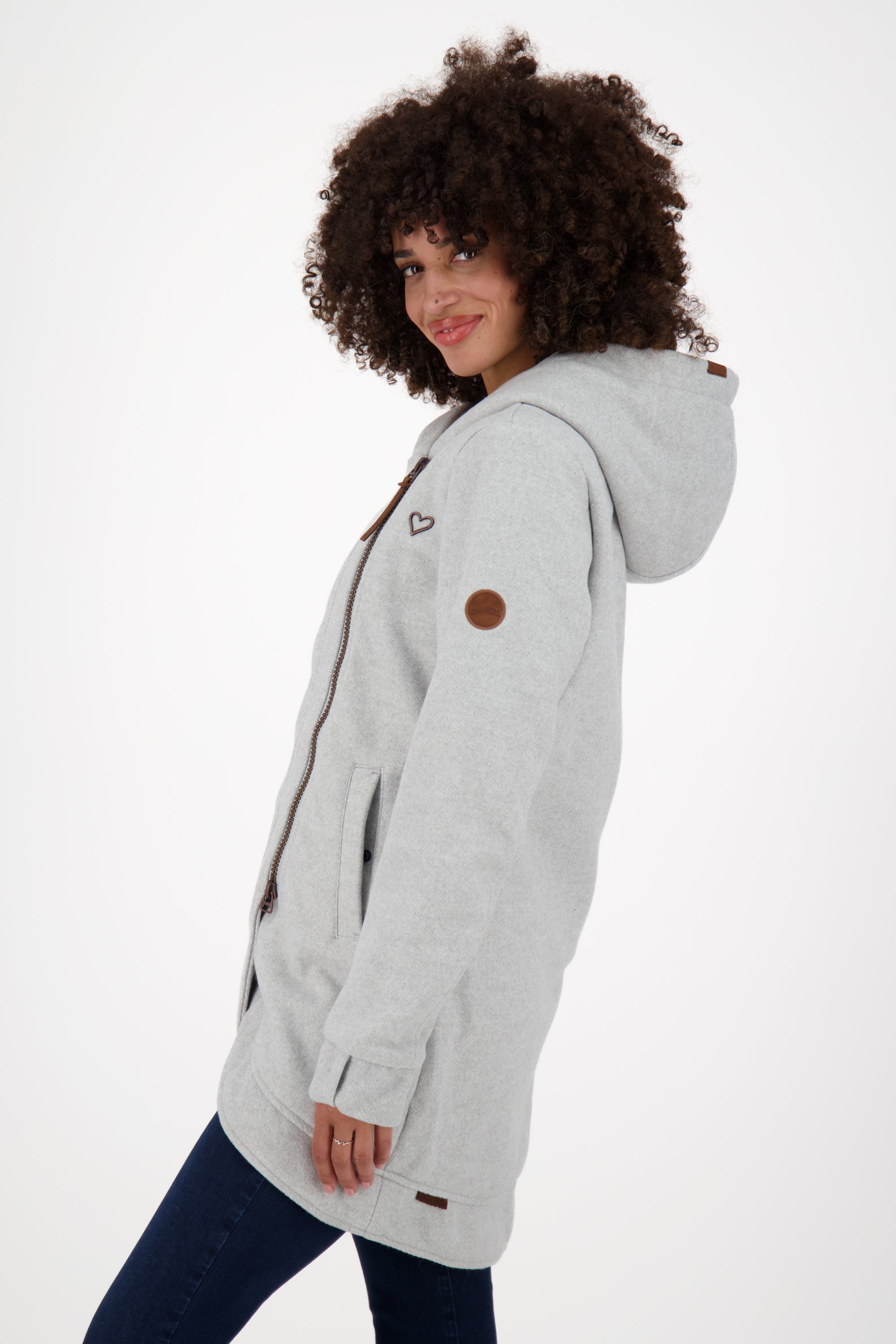Damen Winterjacke CarlottaAK J - Klassiker von Alife and Kickin Grau