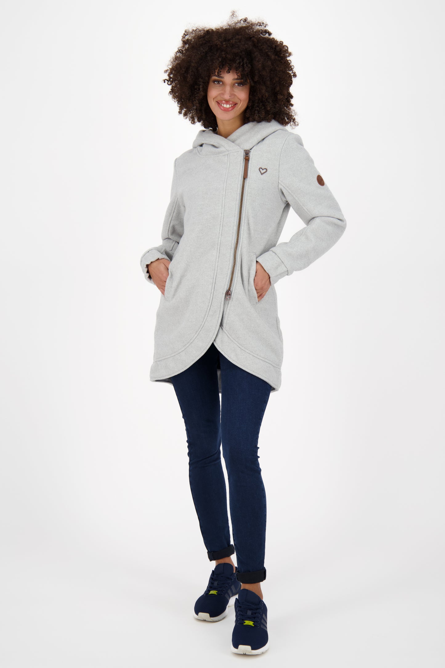 Damen Winterjacke CarlottaAK J - Klassiker von Alife and Kickin Grau