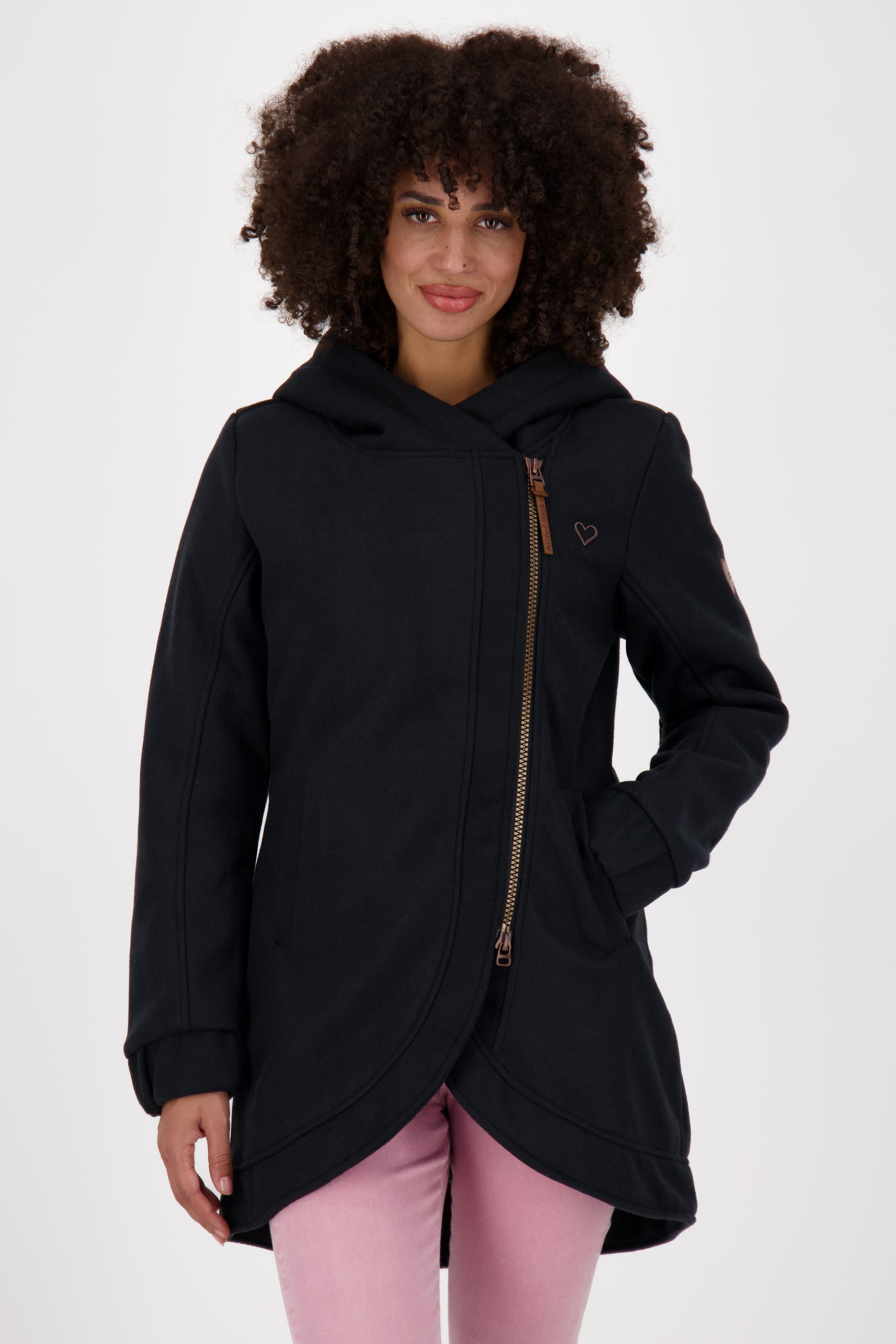 Damen Winterjacke CarlottaAK J - Klassiker von Alife and Kickin Schwarz