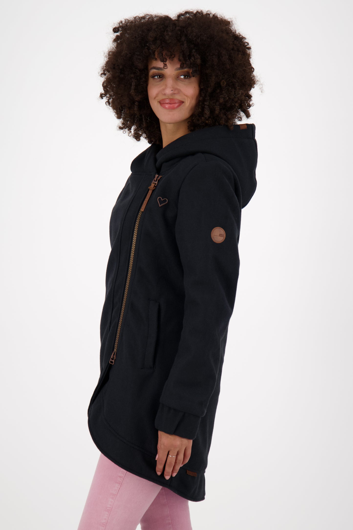 Damen Winterjacke CarlottaAK J - Klassiker von Alife and Kickin Schwarz