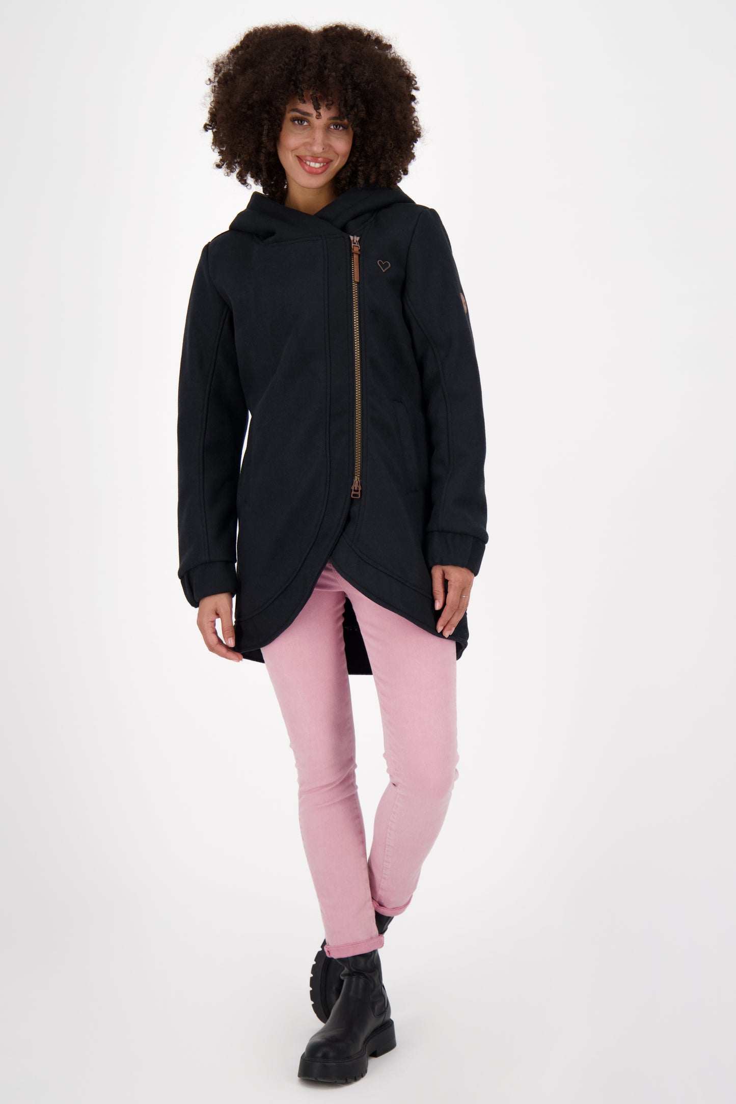Damen Winterjacke CarlottaAK J - Klassiker von Alife and Kickin Schwarz
