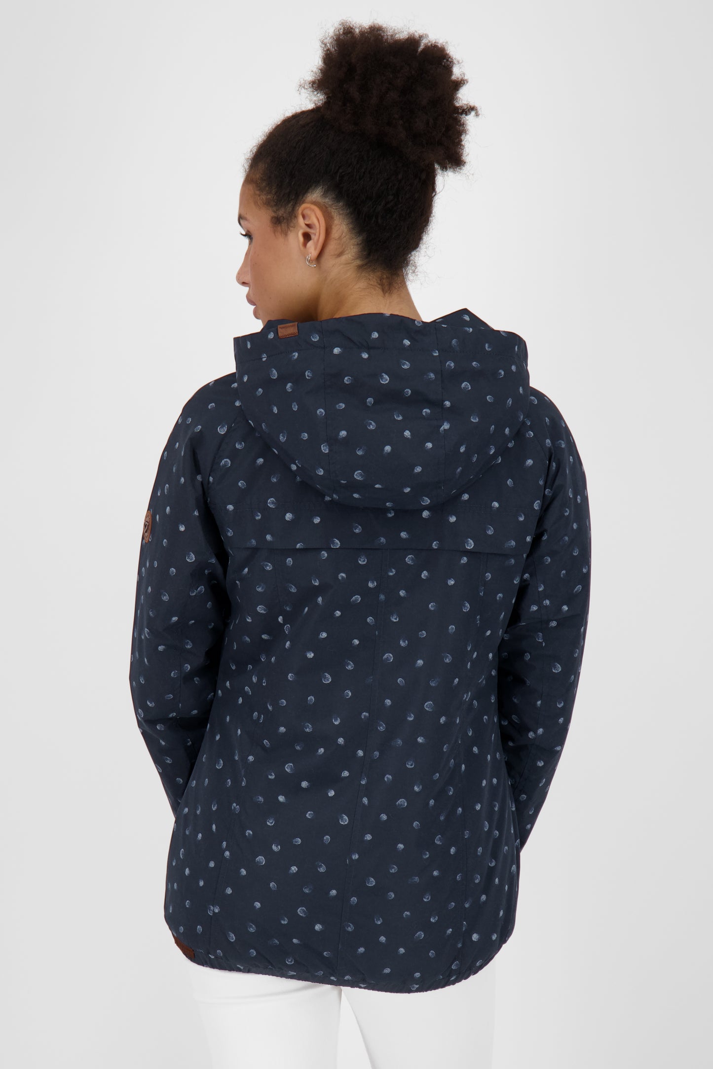 Damenjacke mit Alloverprint - Black MambaAK B von Alife and Kickin Dunkelblau
