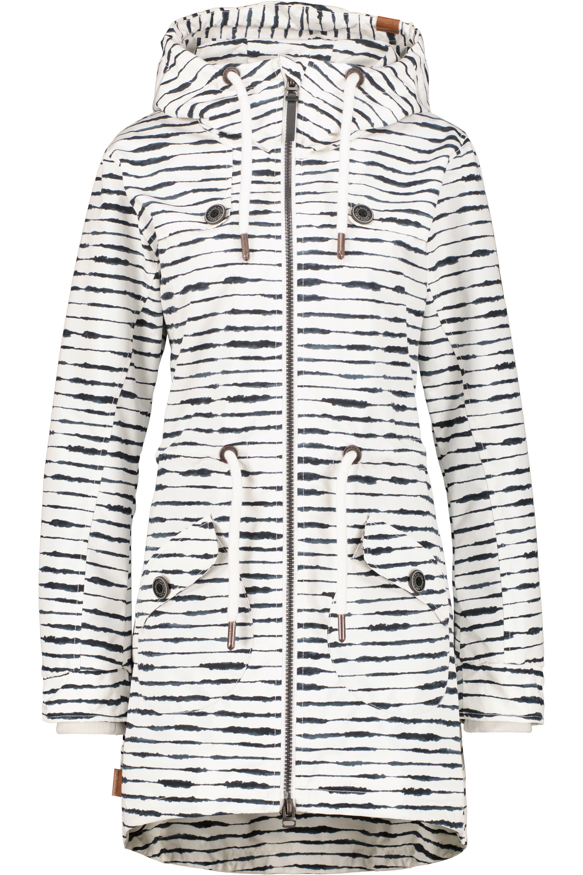 Alife and Kickin CharlotteAK A Damenjacke für Übergangszeit Weiß