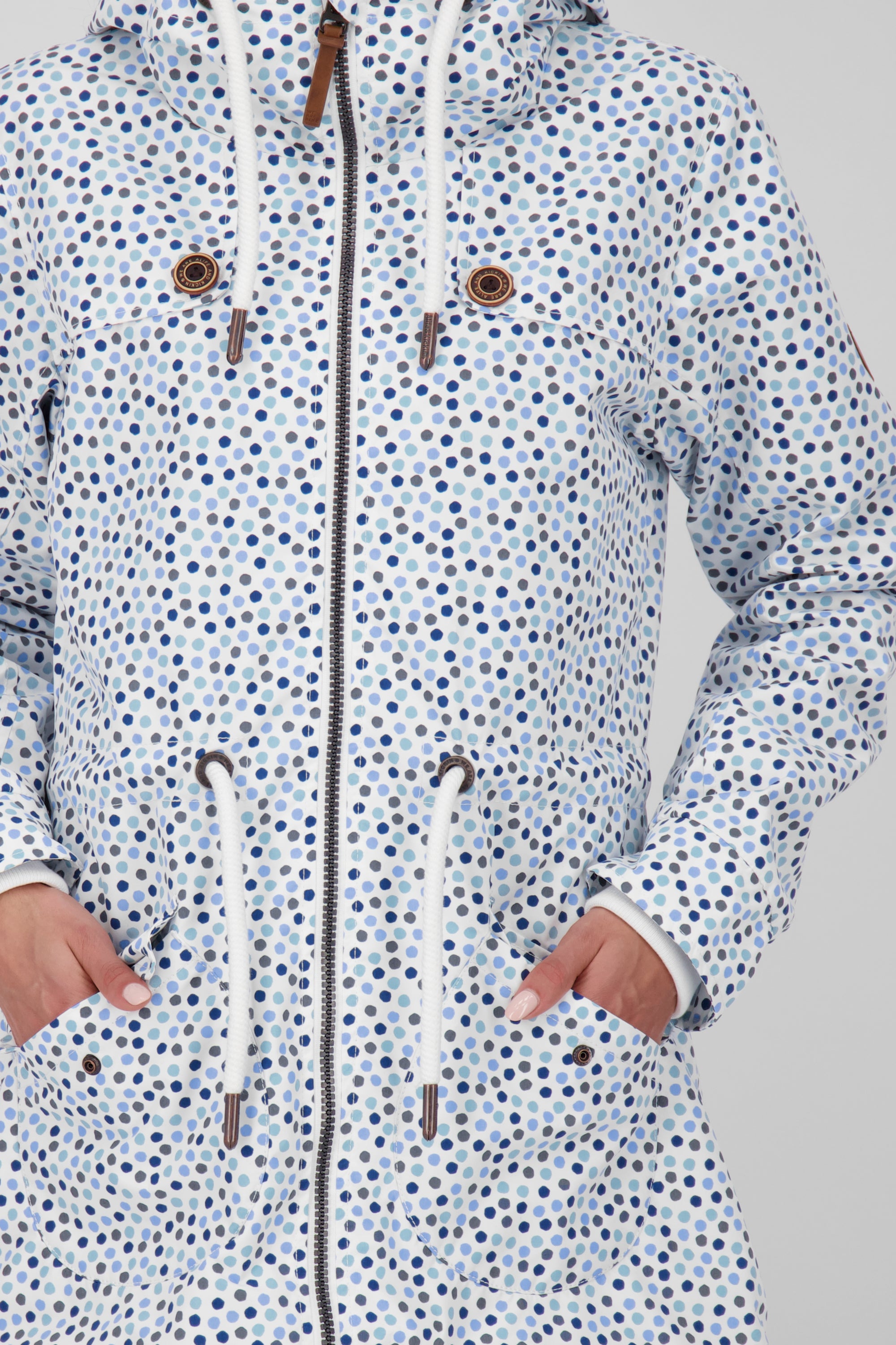Alife and Kickin CharlotteAK A Damenjacke für Übergangszeit Weiß