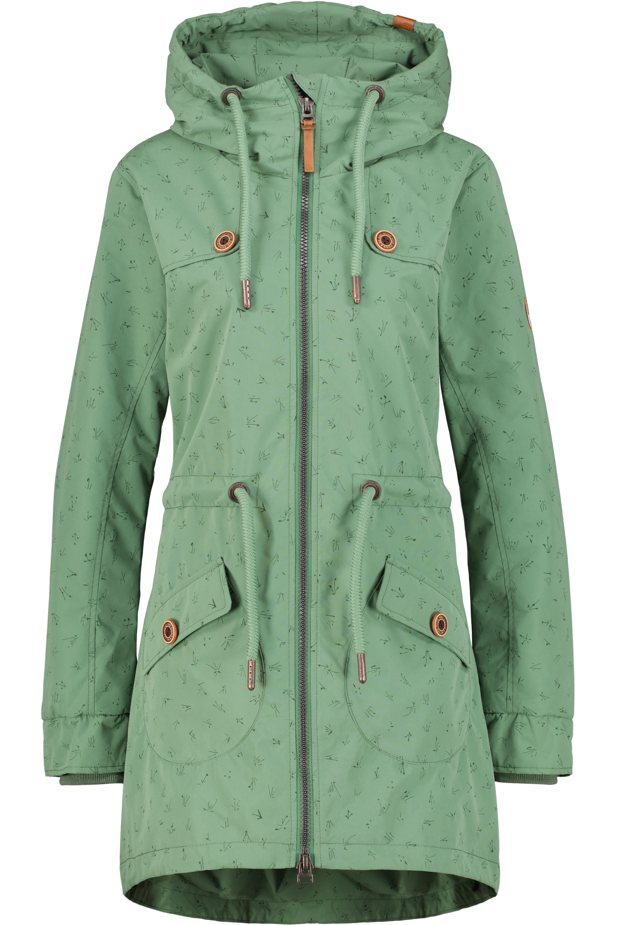 Alife and Kickin CharlotteAK A Damenjacke für Übergangszeit Grün